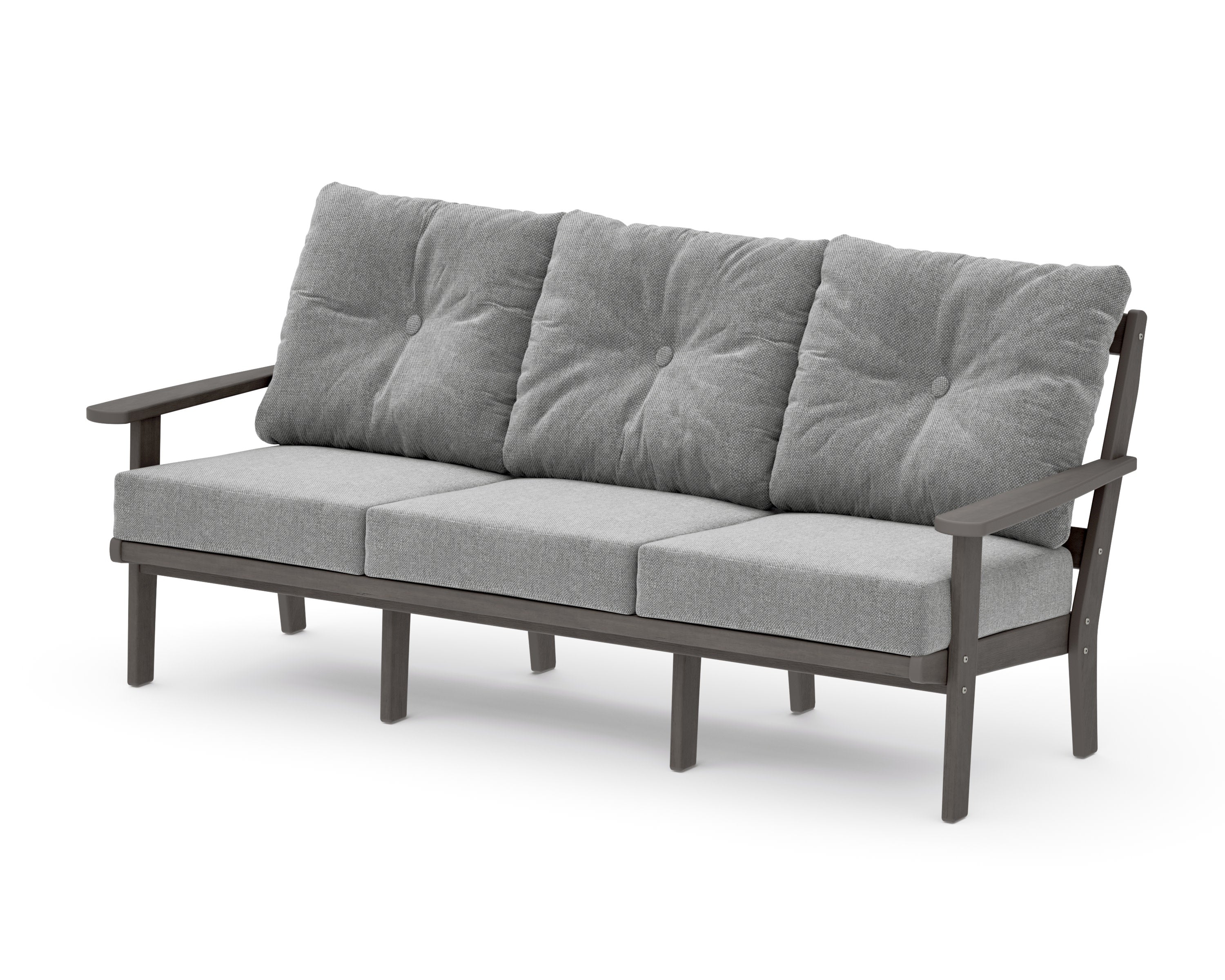 Mission Deep Seating Sofa in Driftwood / Grey Mist