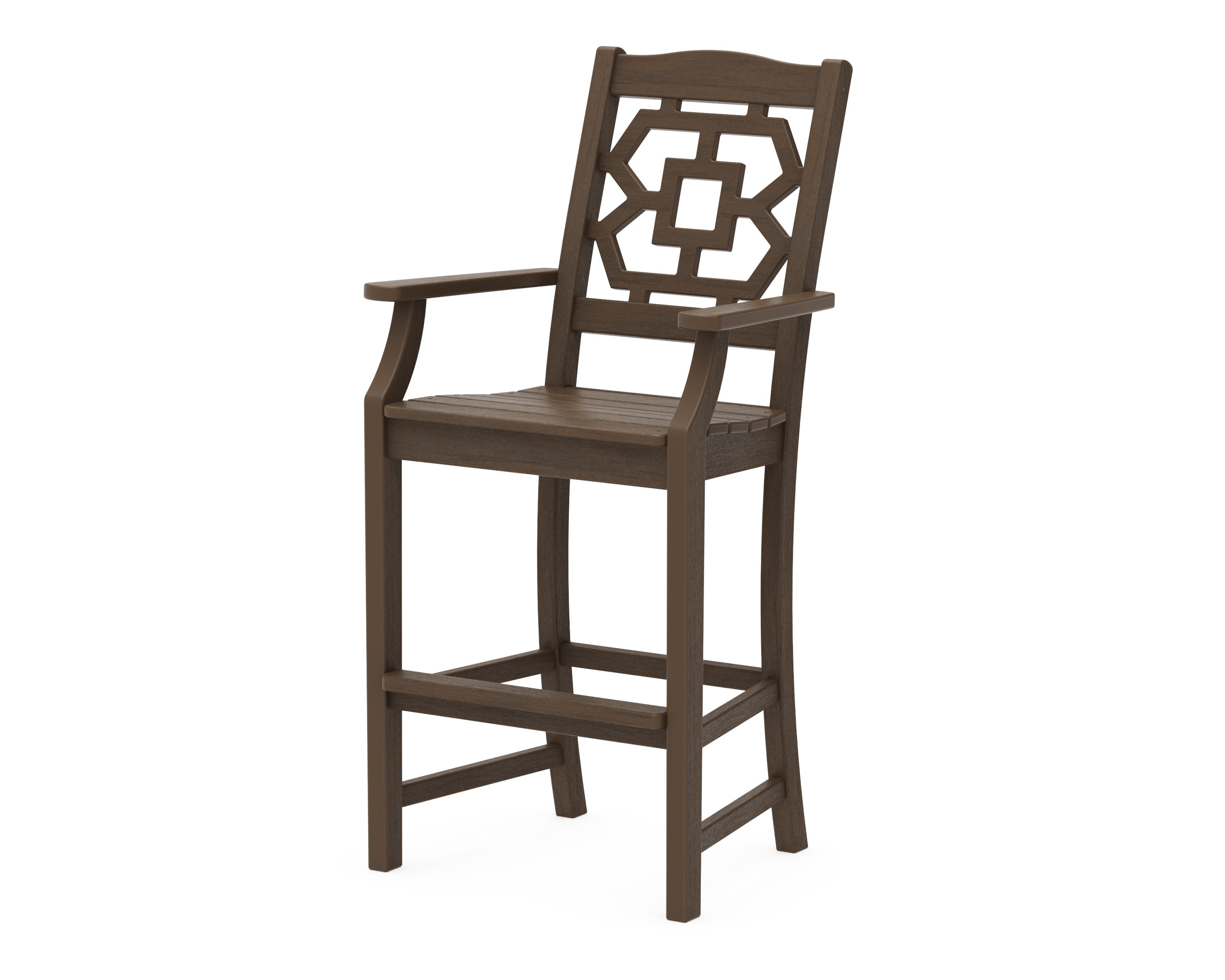Chinoiserie Bar Arm Chair in Kona