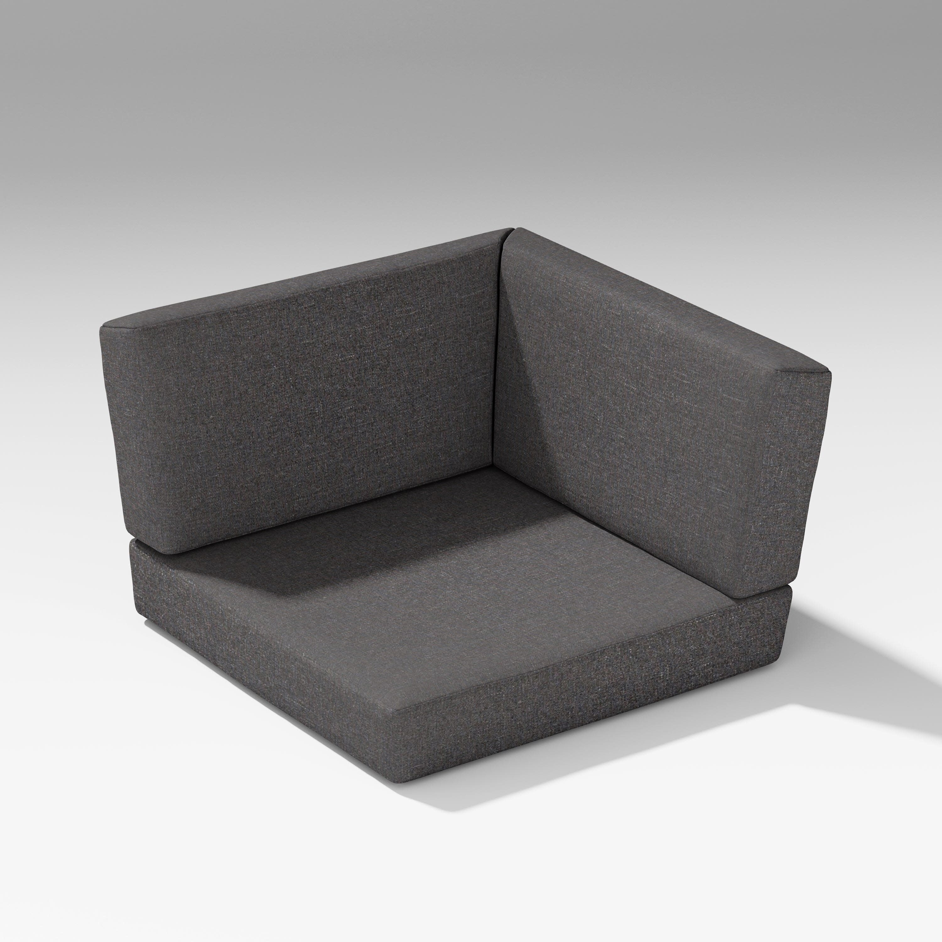 Latitude Corner Seat Cushion in Ash Charcoal