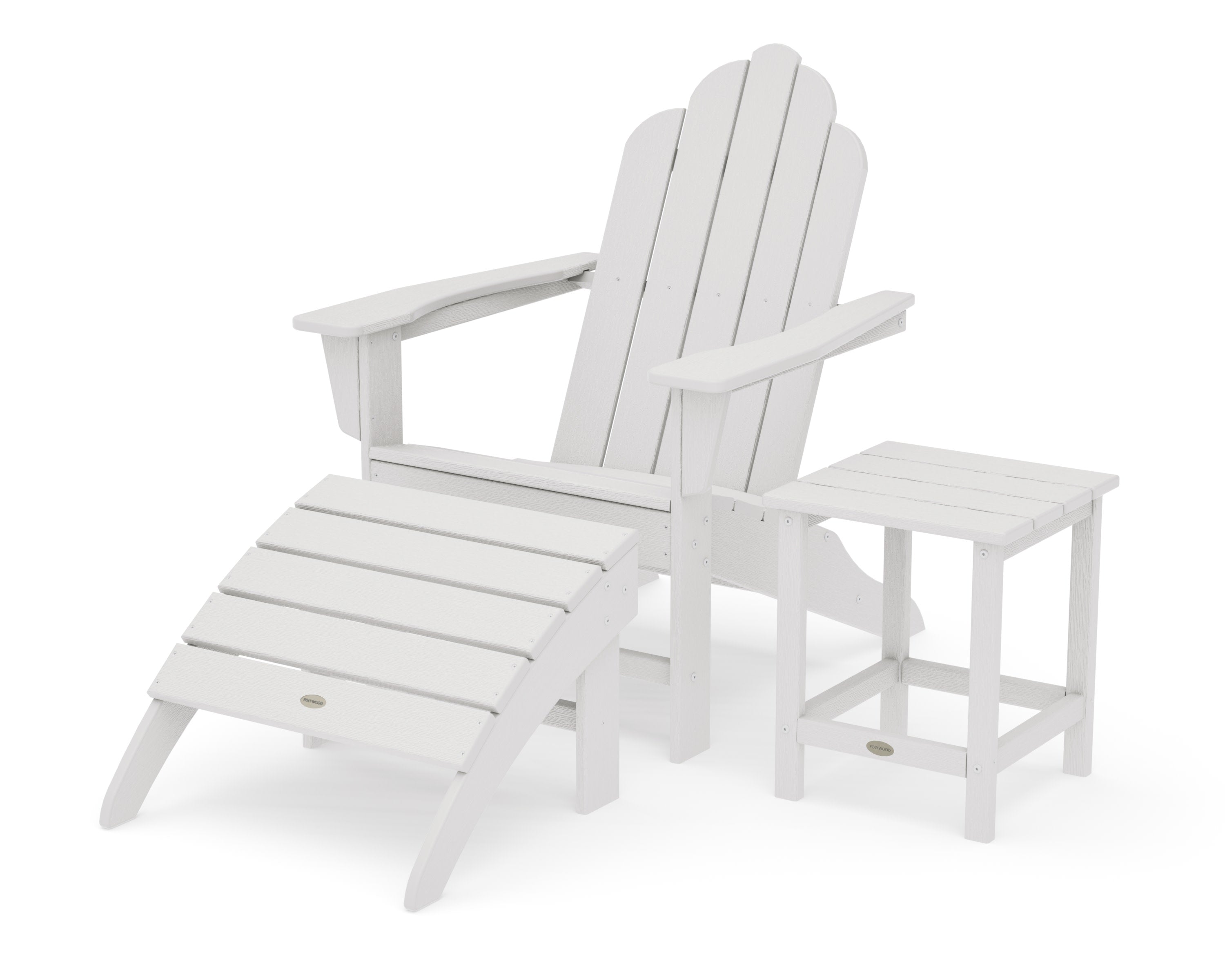 Long Island Adirondack 3-Piece Set in Vintage White