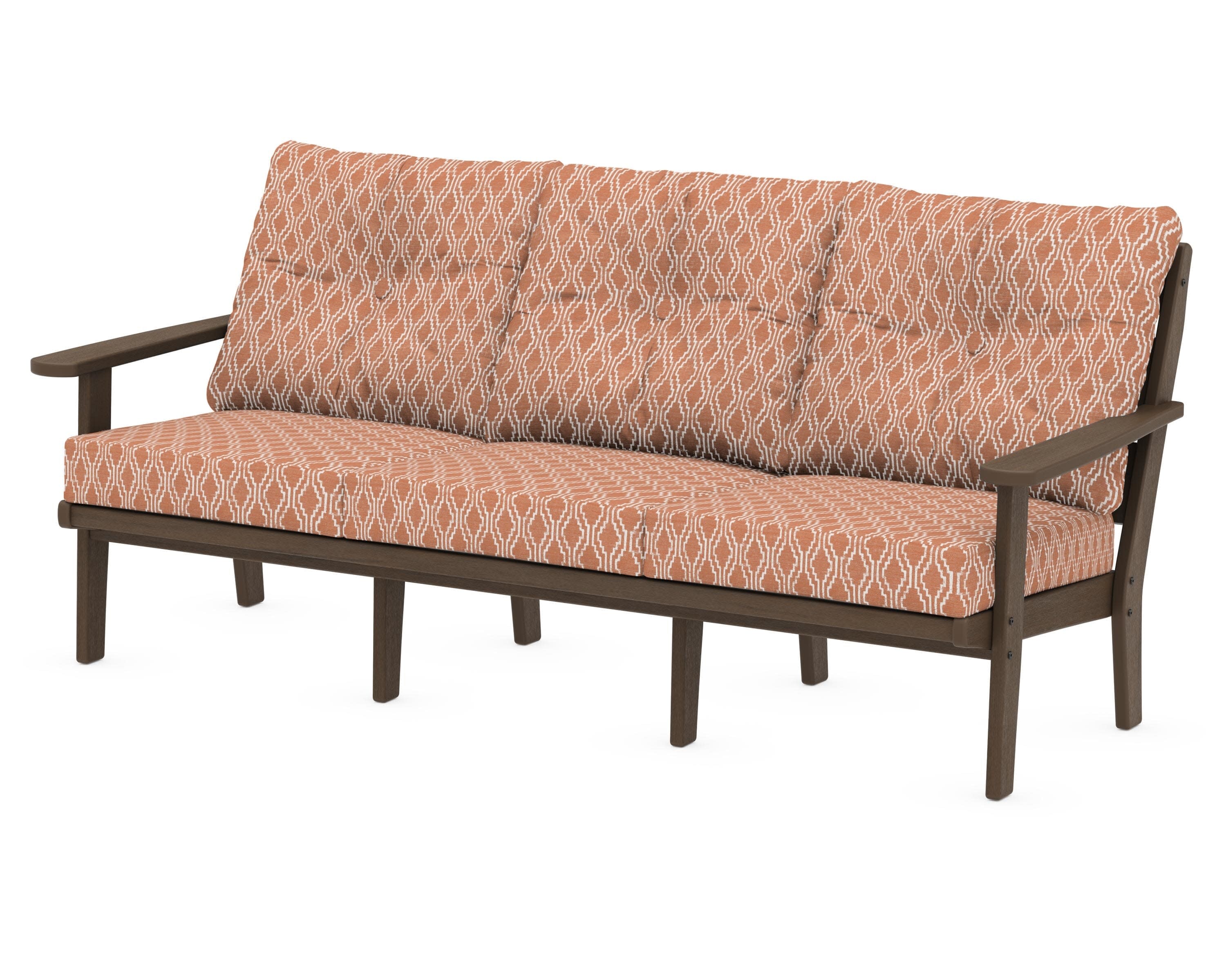 Lakeside Deep Seating Sofa in Kona / Solve Clay