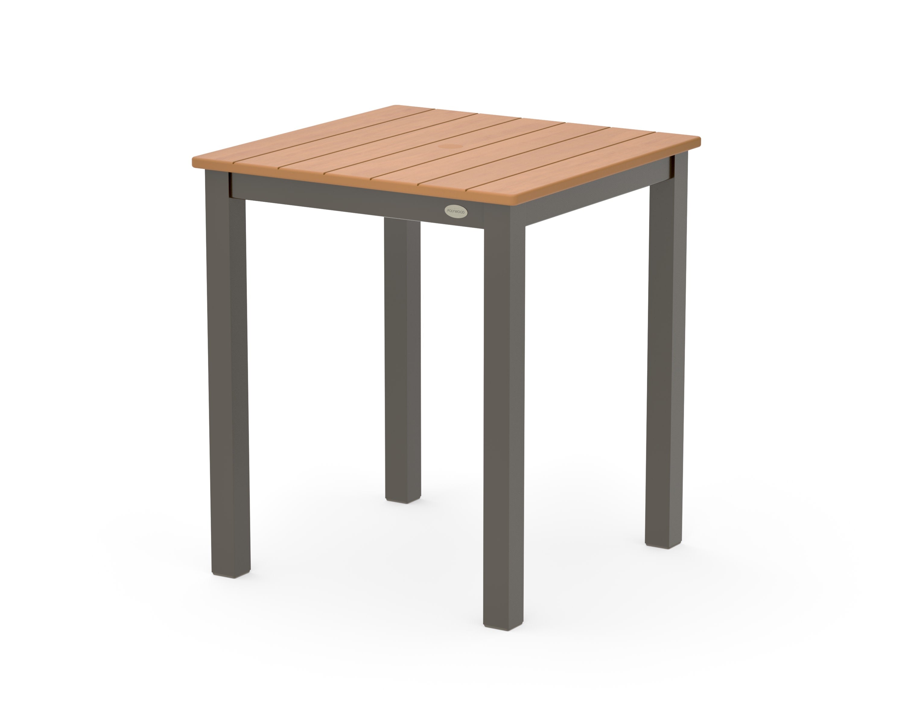 Main Street 26 x 26 Dining Table in Bronze / Natural