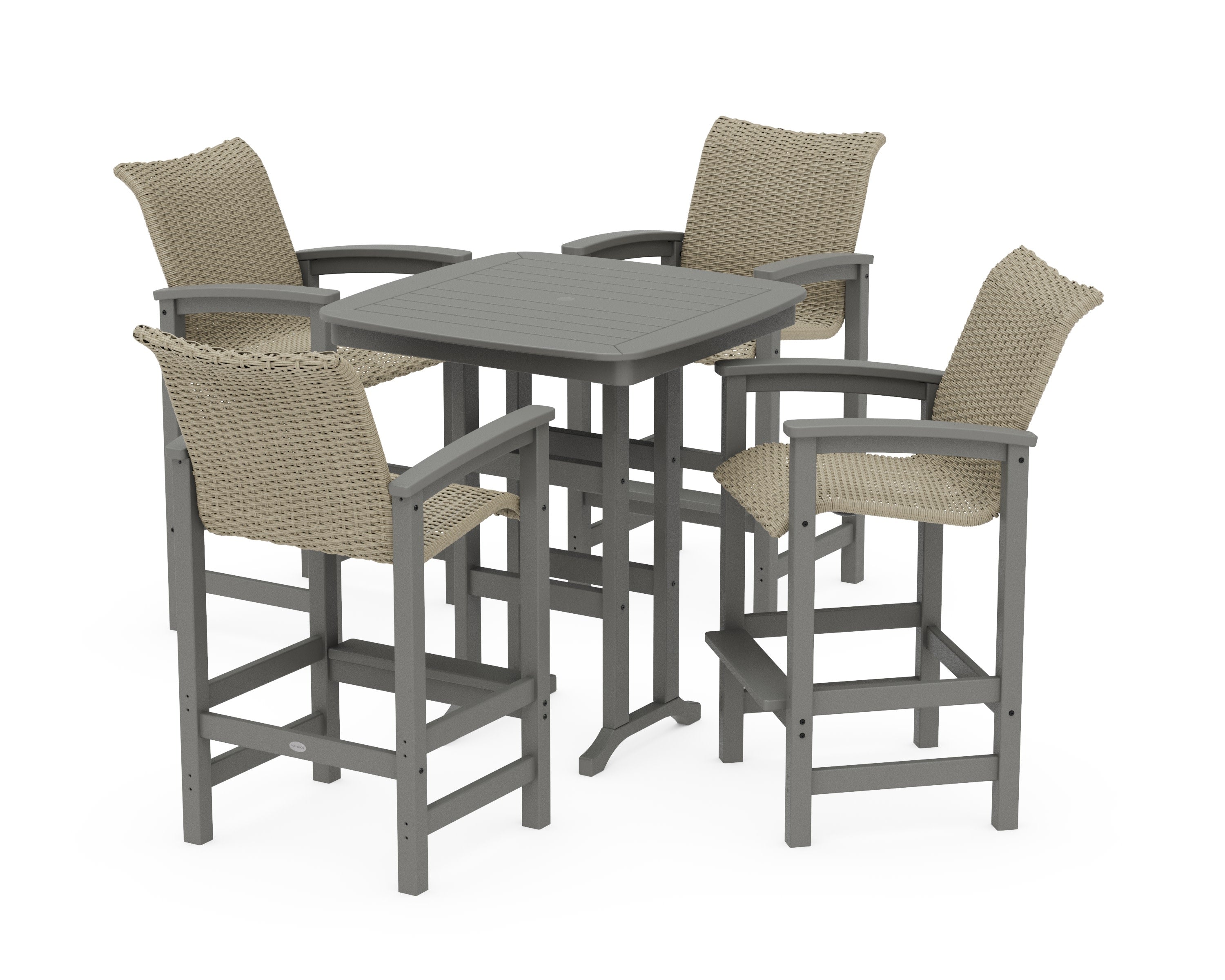 Coastal Woven 5-Piece Bar Set