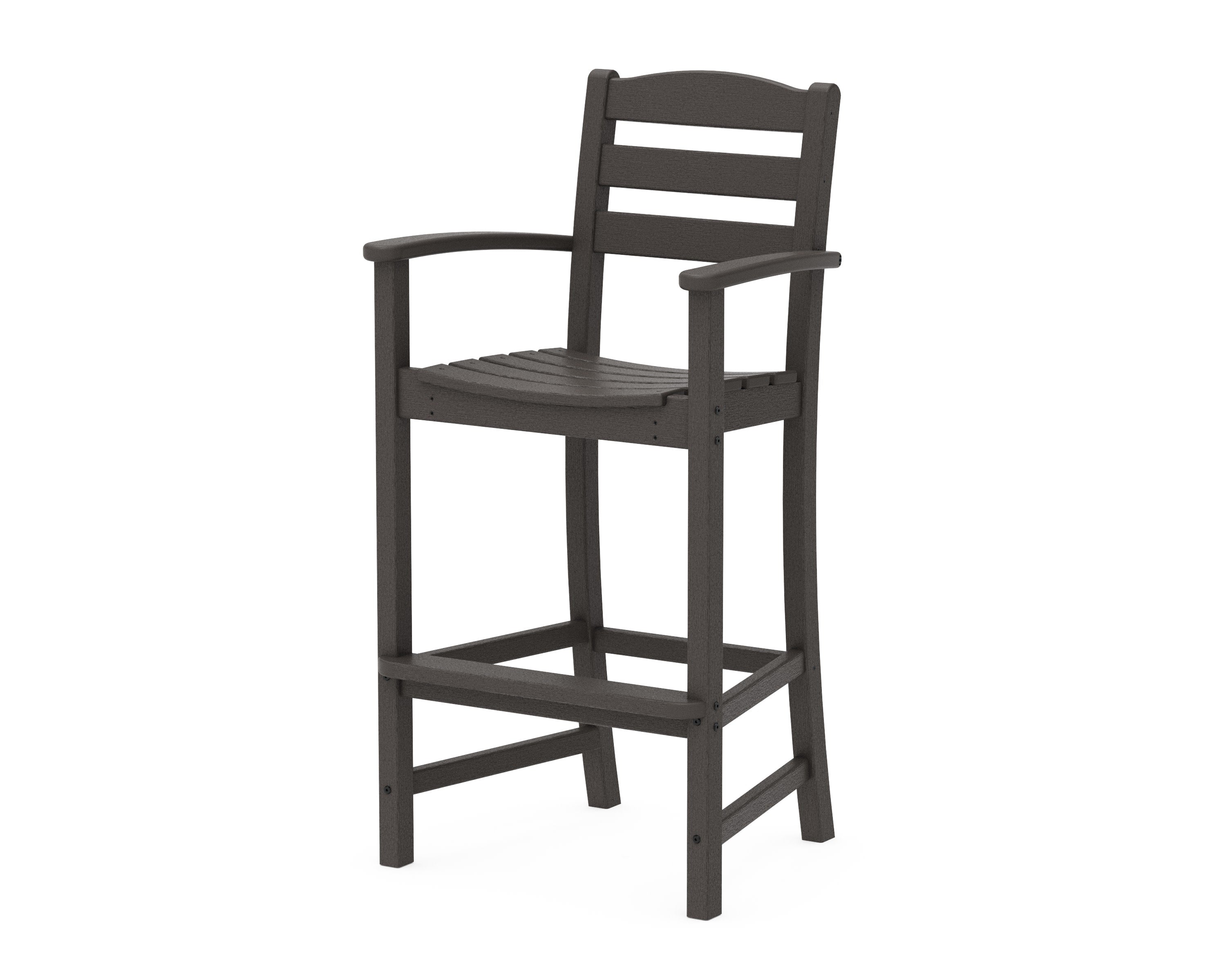 La Casa Caf Bar Arm Chair in Vintage Coffee