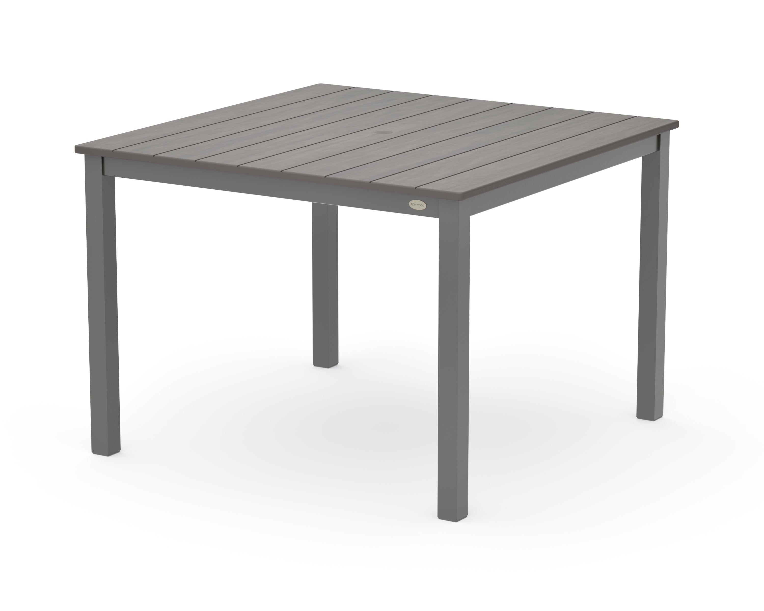 Main Street 42 x 42 Dining Table in Charcoal / Driftwood