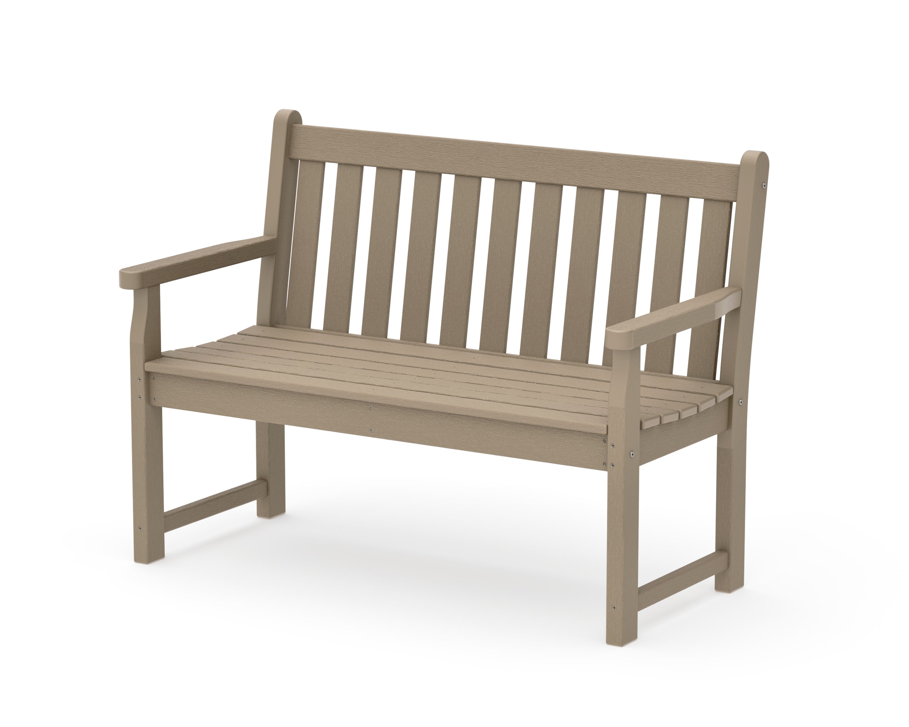 Traditional Garden 48" Bench in Vintage Sahara