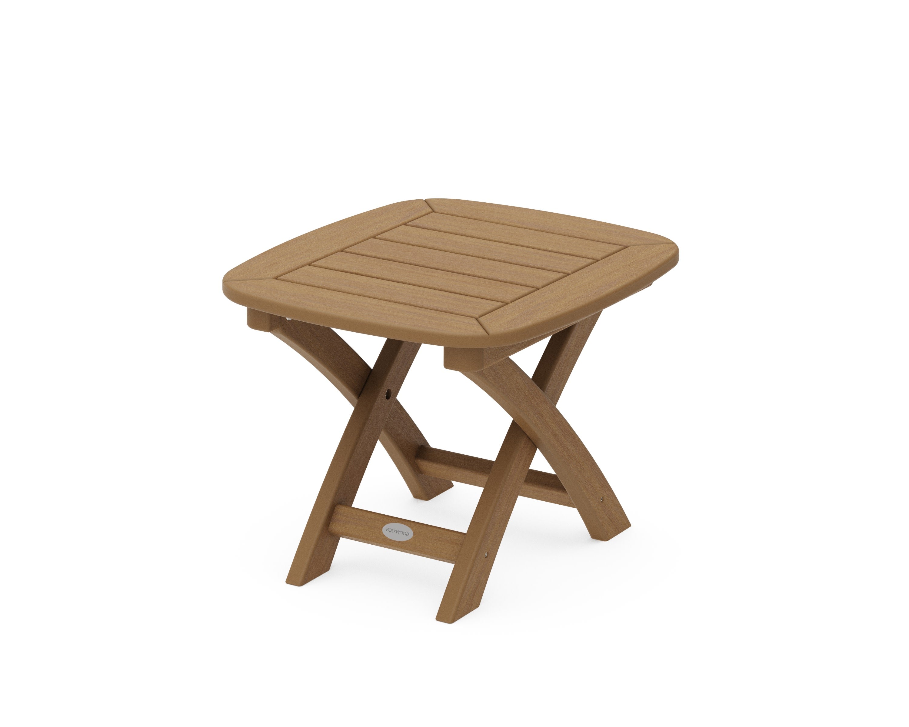 Nautical 21" x 18" Side Table in Natural
