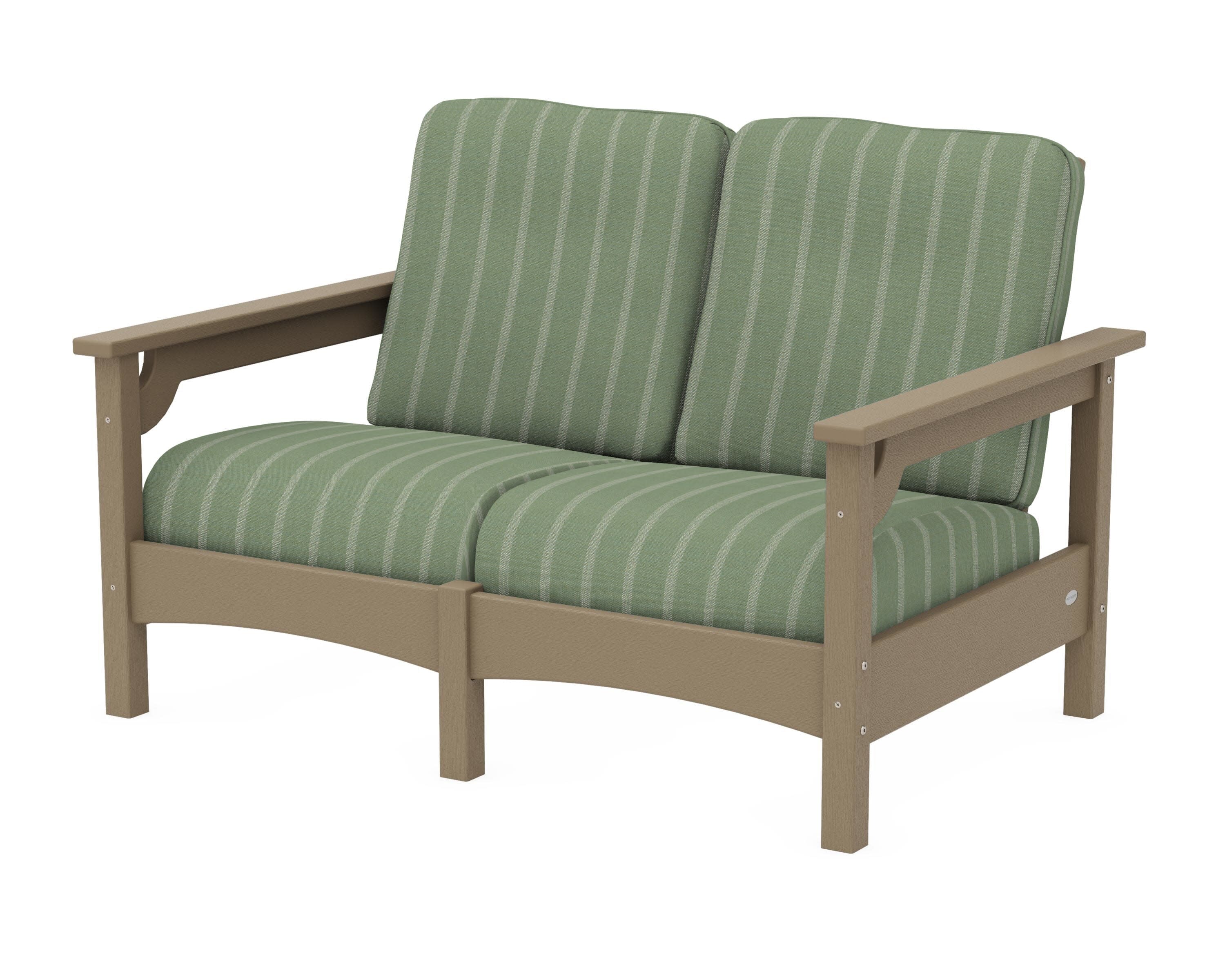 Club Loveseat in Vintage Sahara / Unwind Rainwashed