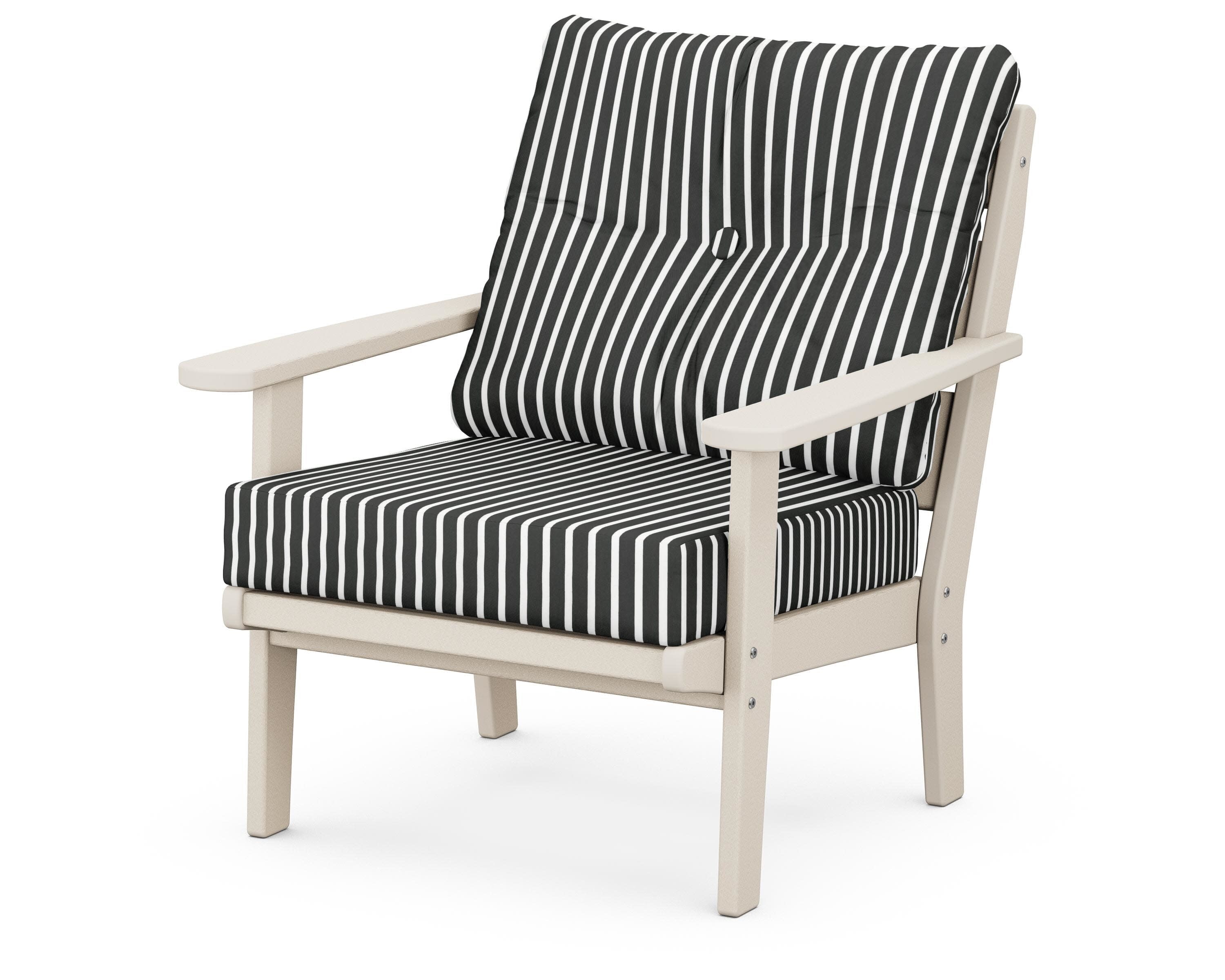 Lakeside Deep Seating Chair in Sand / Shore Classic