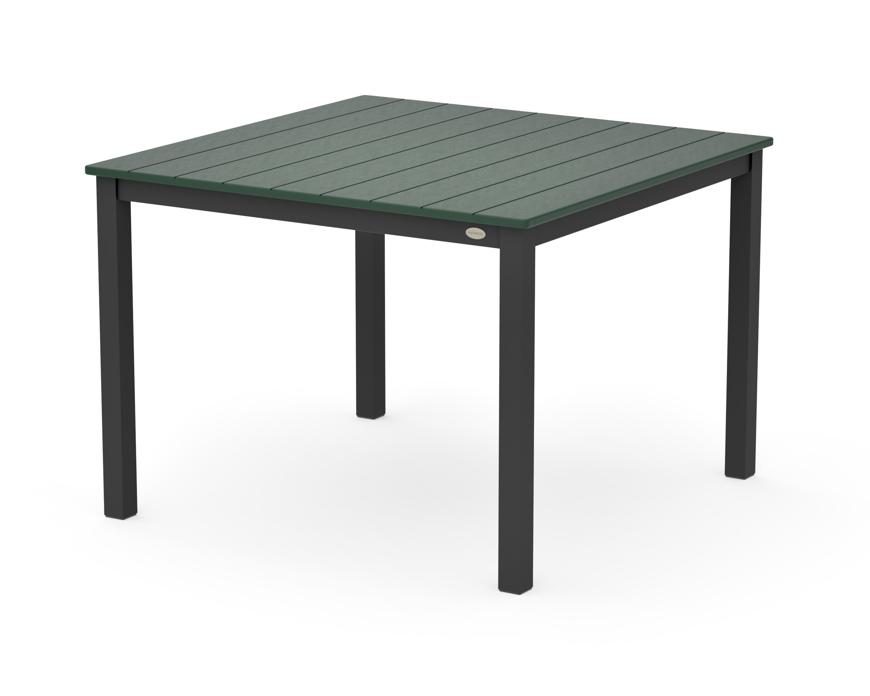 Main Street 42 x 42 Dining Table in Black / Green