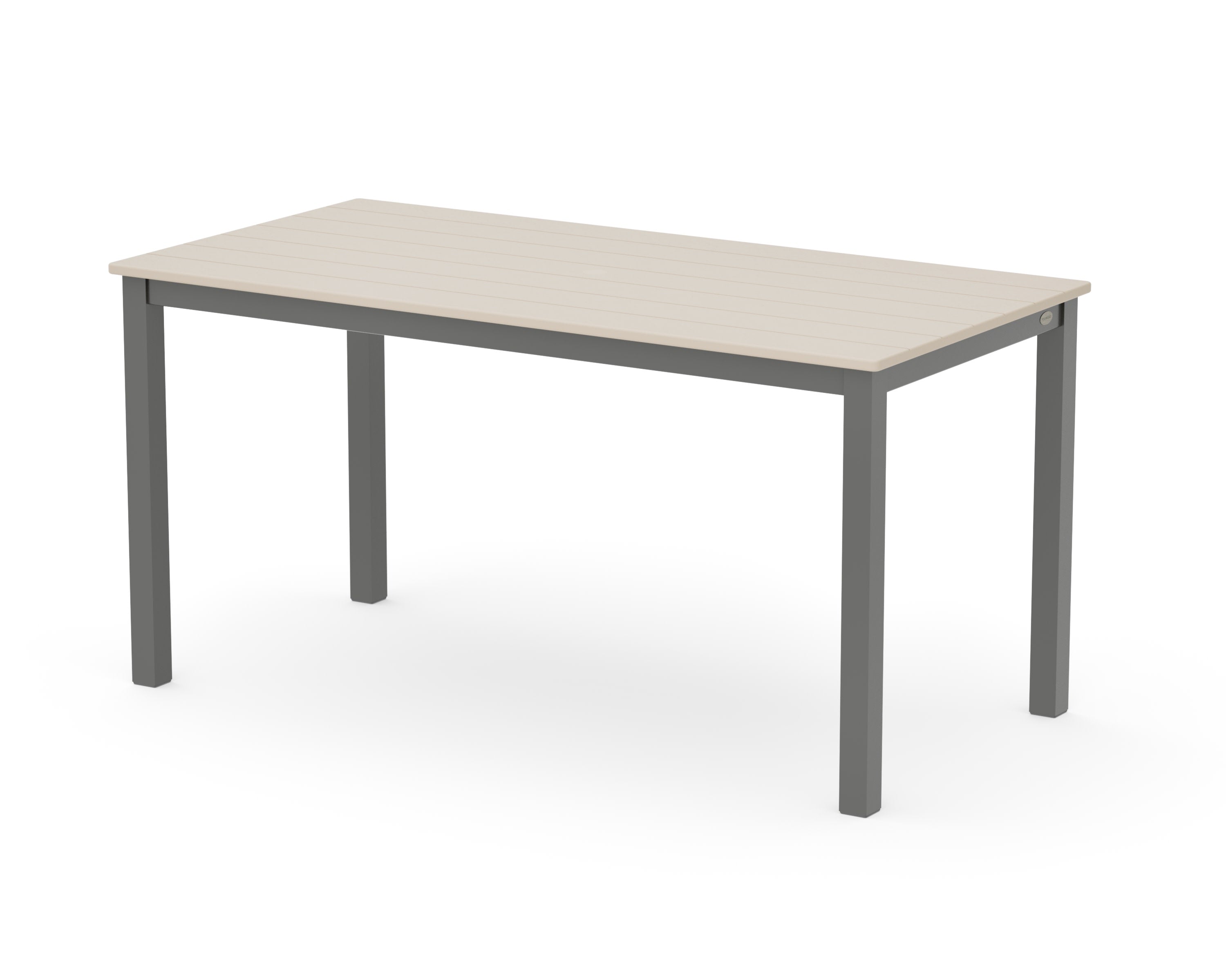 Main Street 30 x 60 Dining Table in Charcoal / Sand