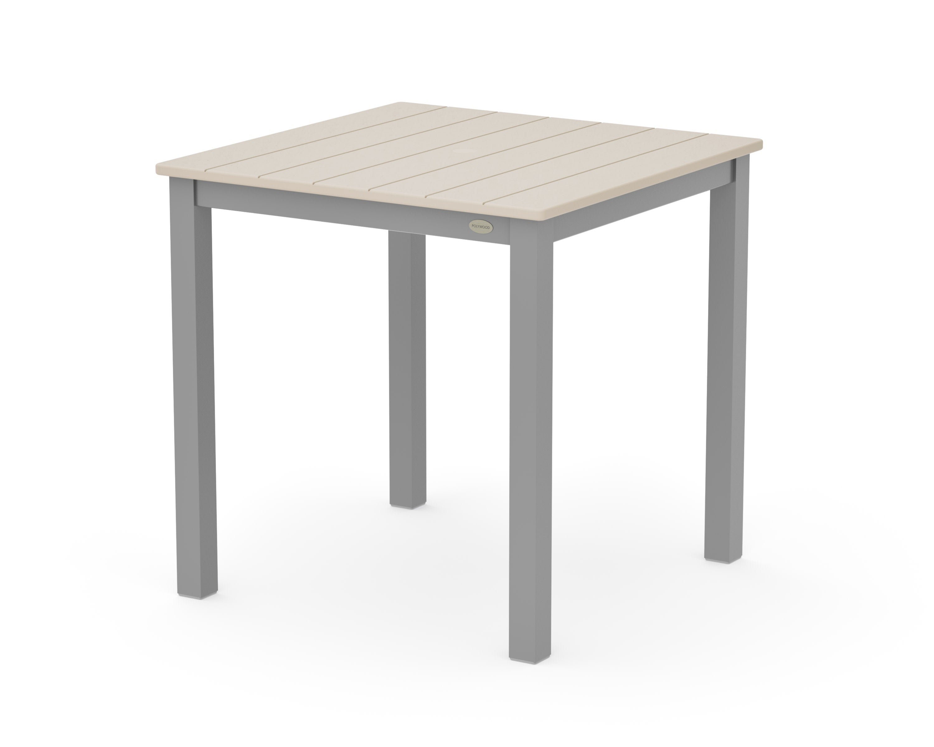 Main Street 30 x 30 Dining Table in Silver / Sand