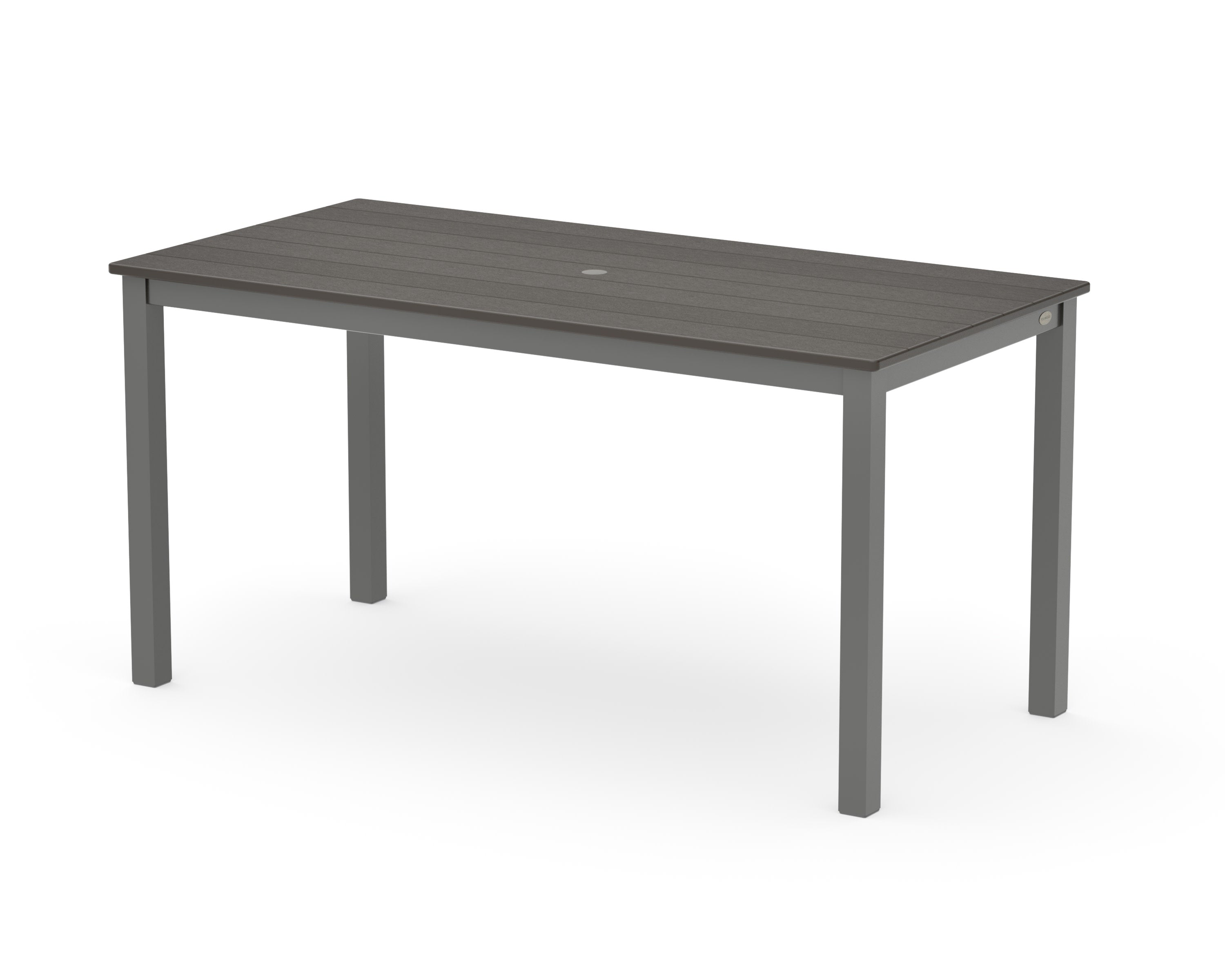 Main Street 30 x 60 Dining Table in Charcoal / Vintage Coffee