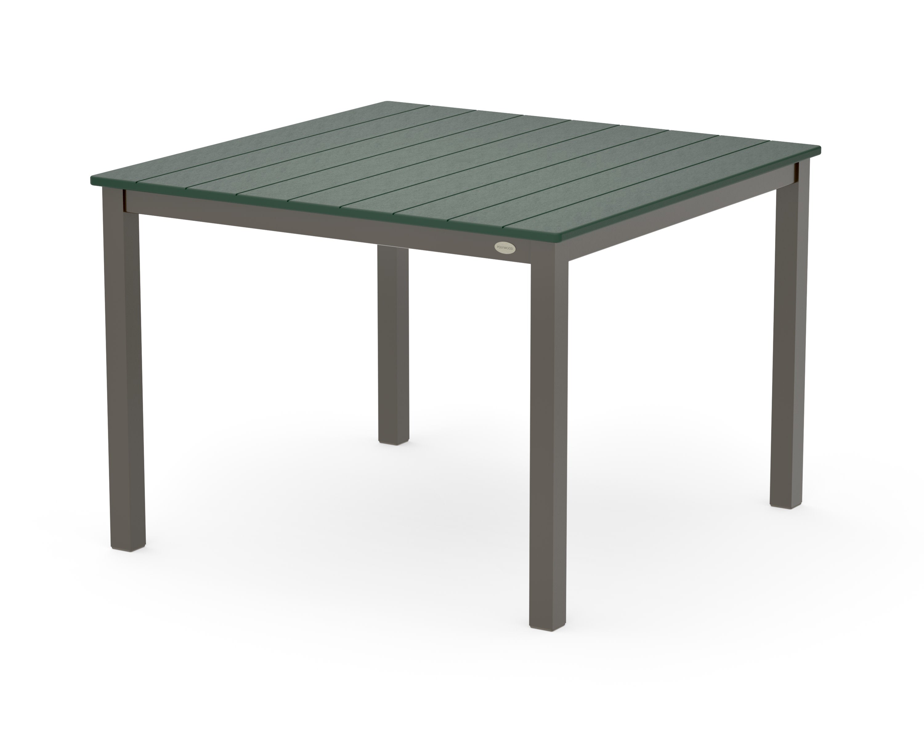 Main Street 42 x 42 Dining Table in Bronze / Green