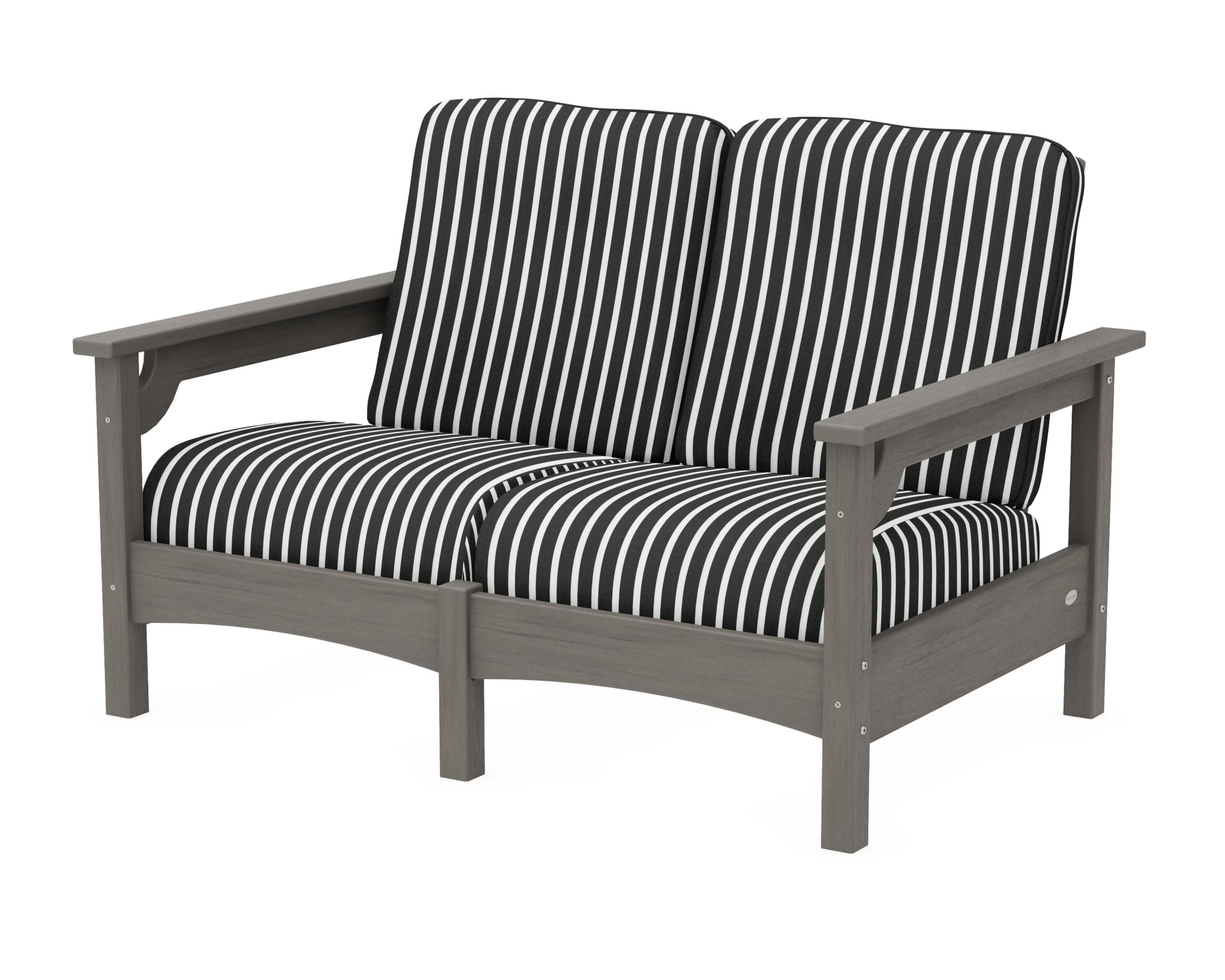 Club Loveseat in Driftwood / Shore Classic
