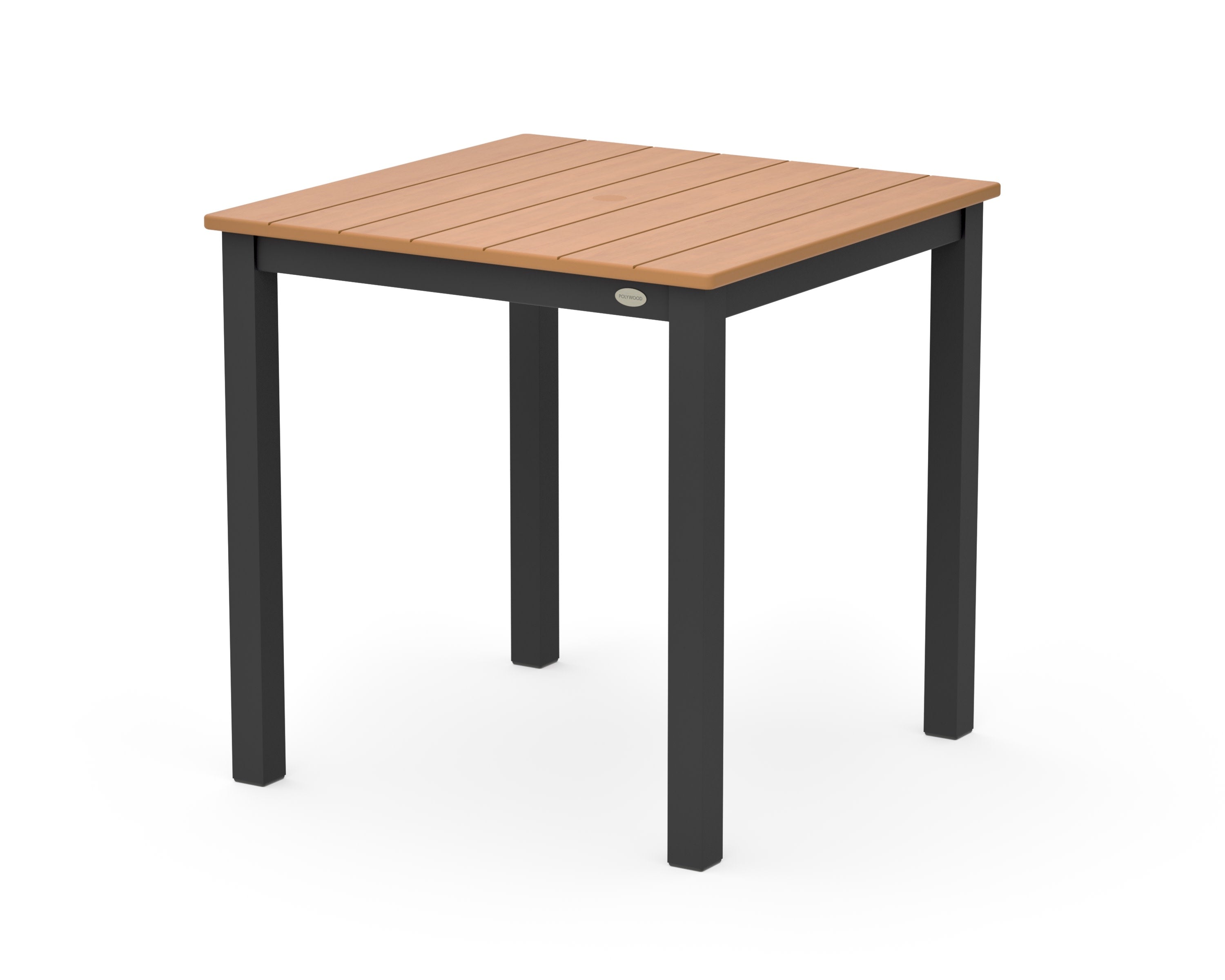 Main Street 30 x 30 Dining Table in Black / Natural