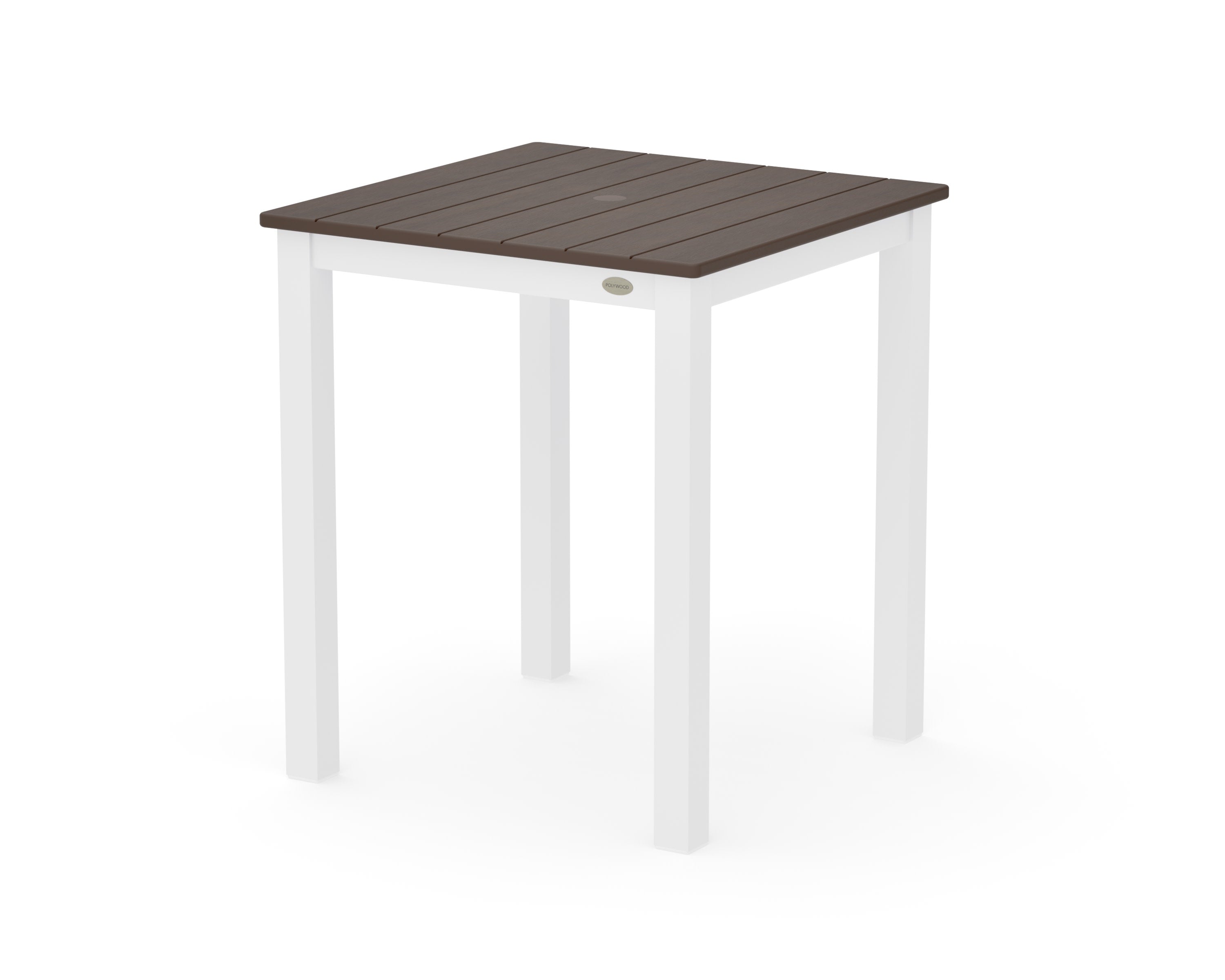 Main Street 26 x 26 Dining Table in White / Kona