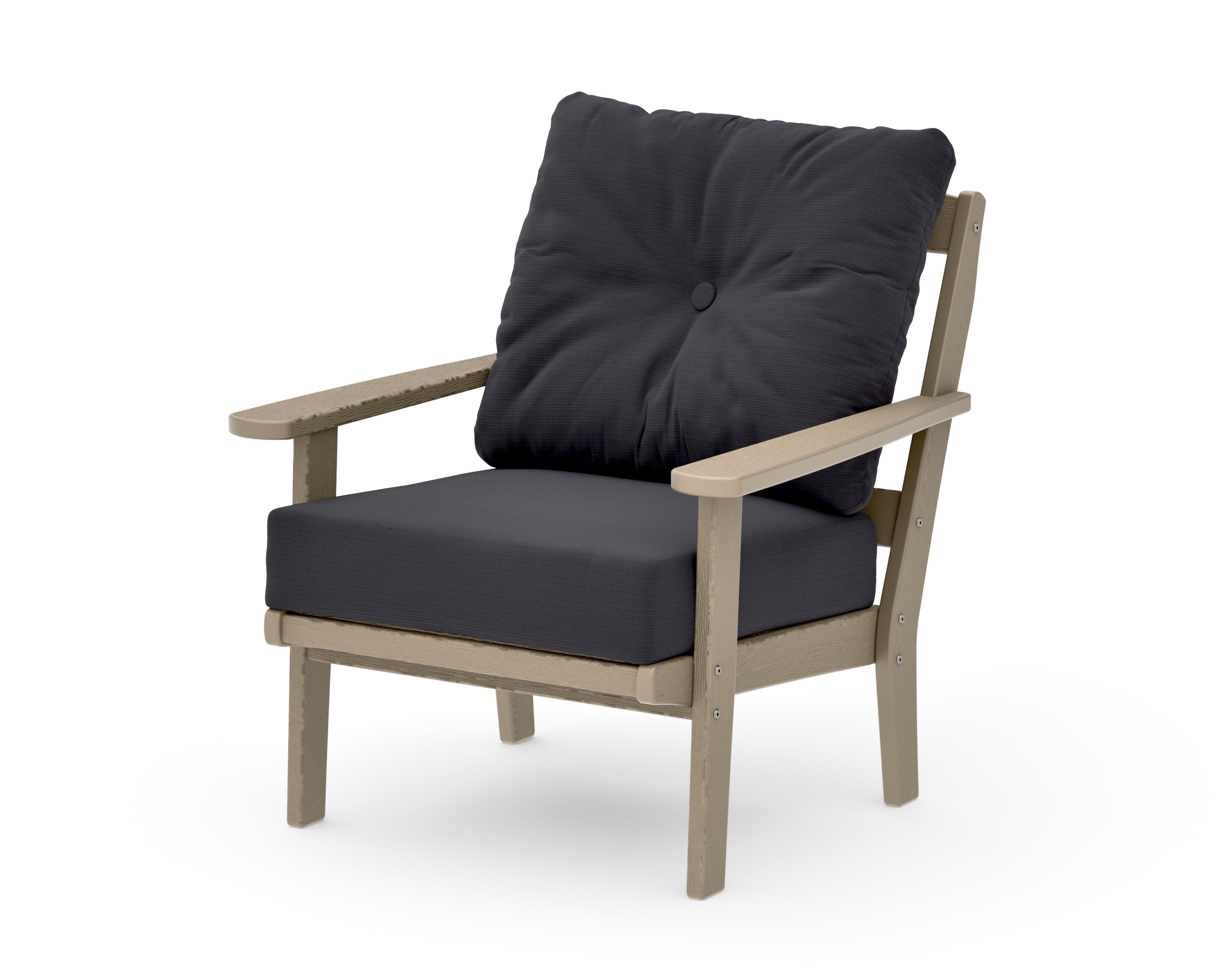Mission Deep Seating Chair in Vintage Sahara / Midnight Linen