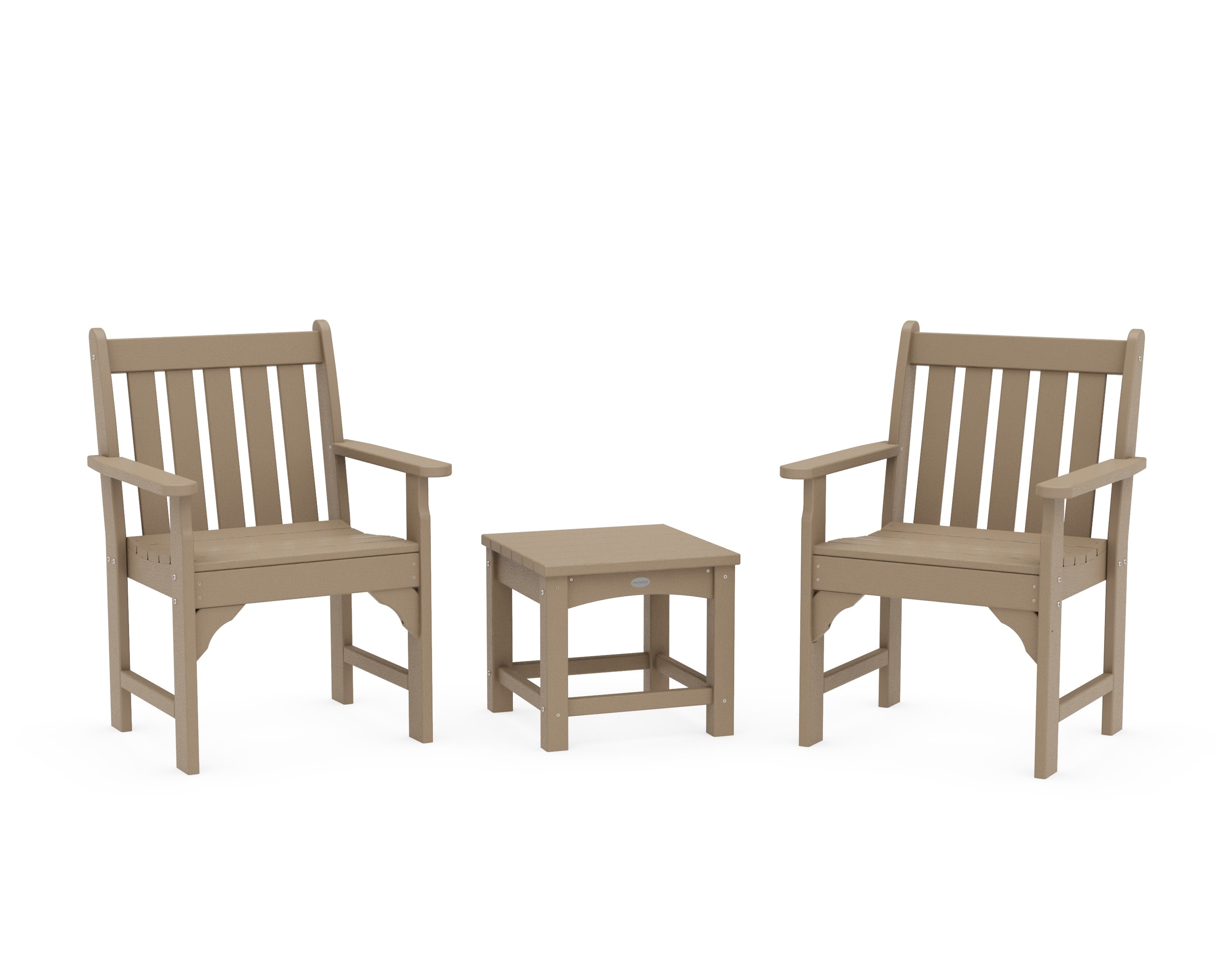 Vineyard 3-Piece Garden Chair Set in Vintage Sahara
