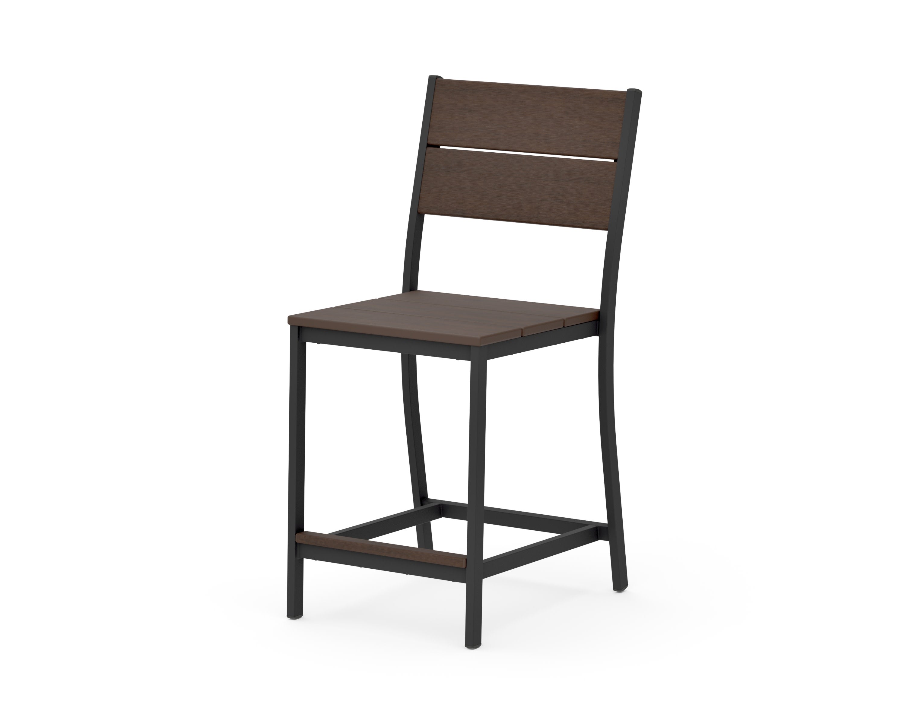 Main Street Counter Side Chair in Black / Kona
