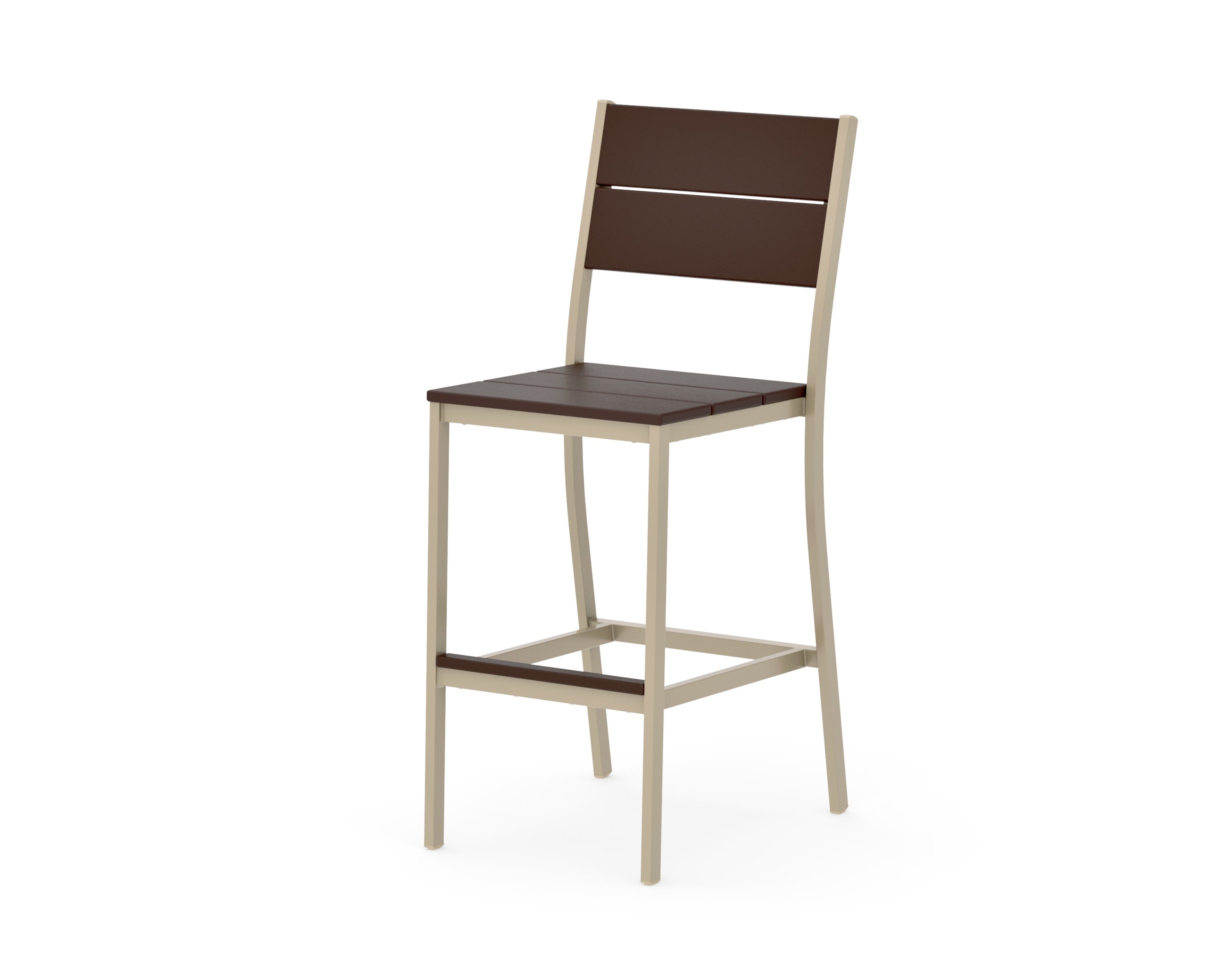 Main Street Bar Side Chair in Sand / Mahogany