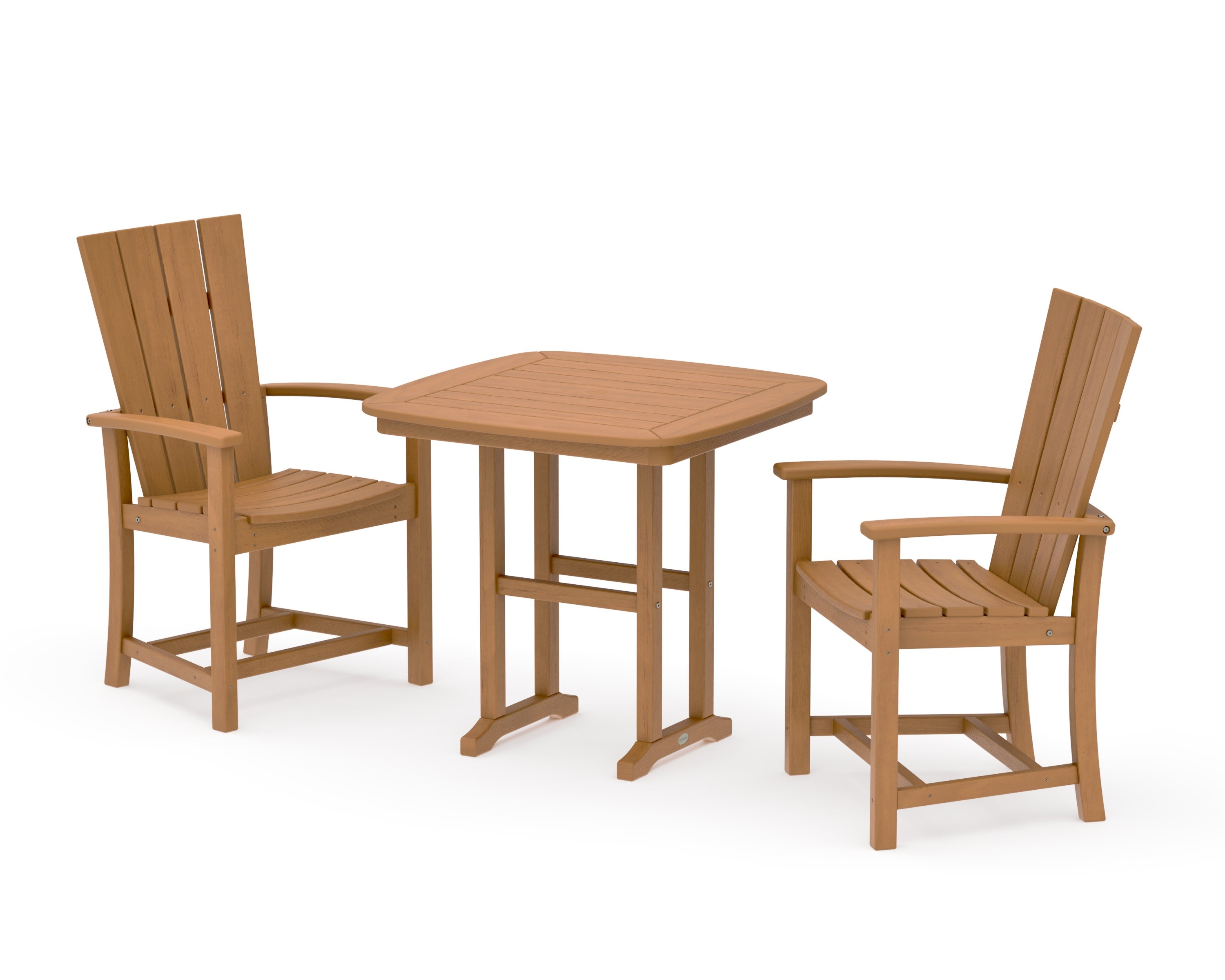 Quattro 3-Piece Dining Set in Natural