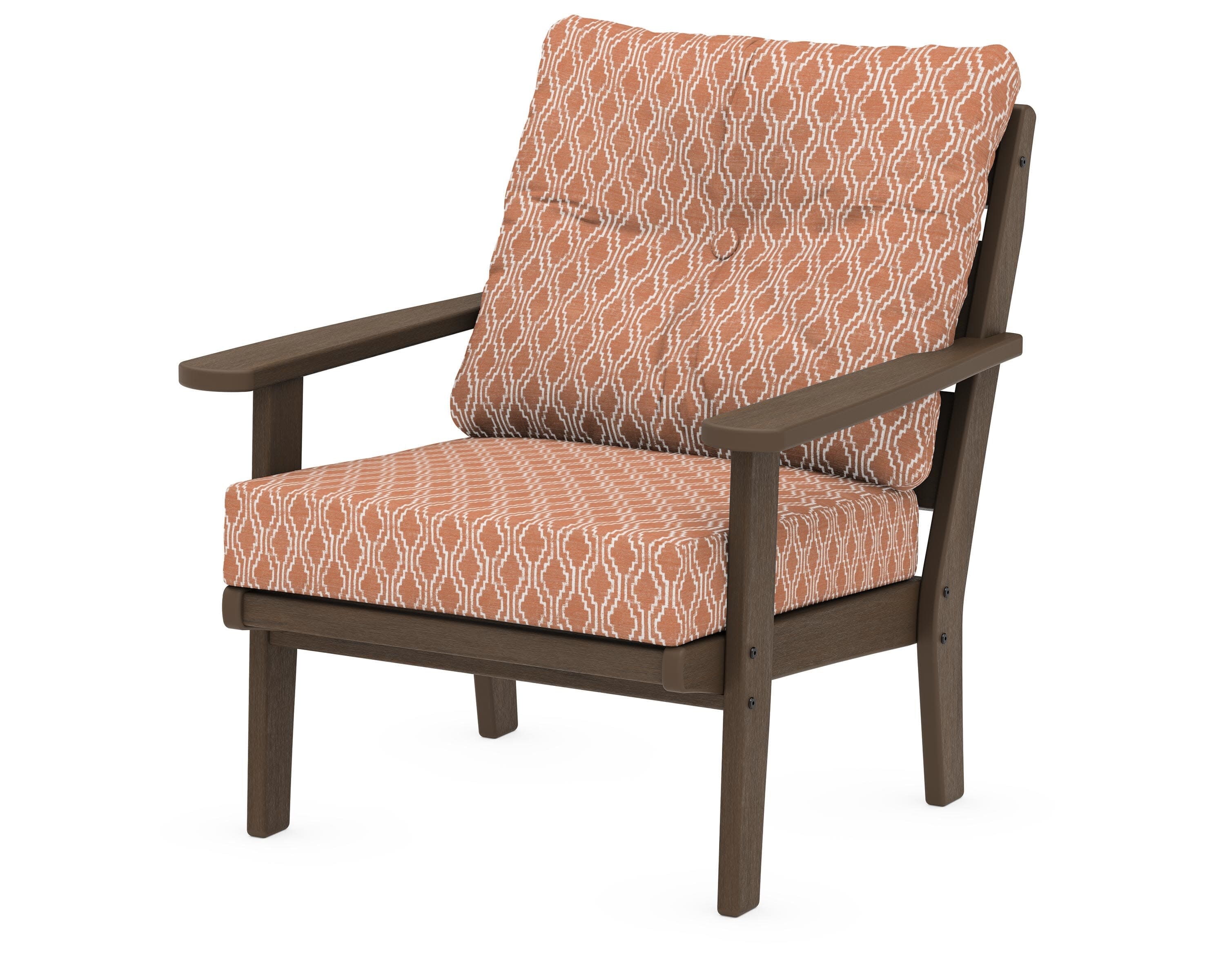 Lakeside Deep Seating Chair in Kona / Solve Clay