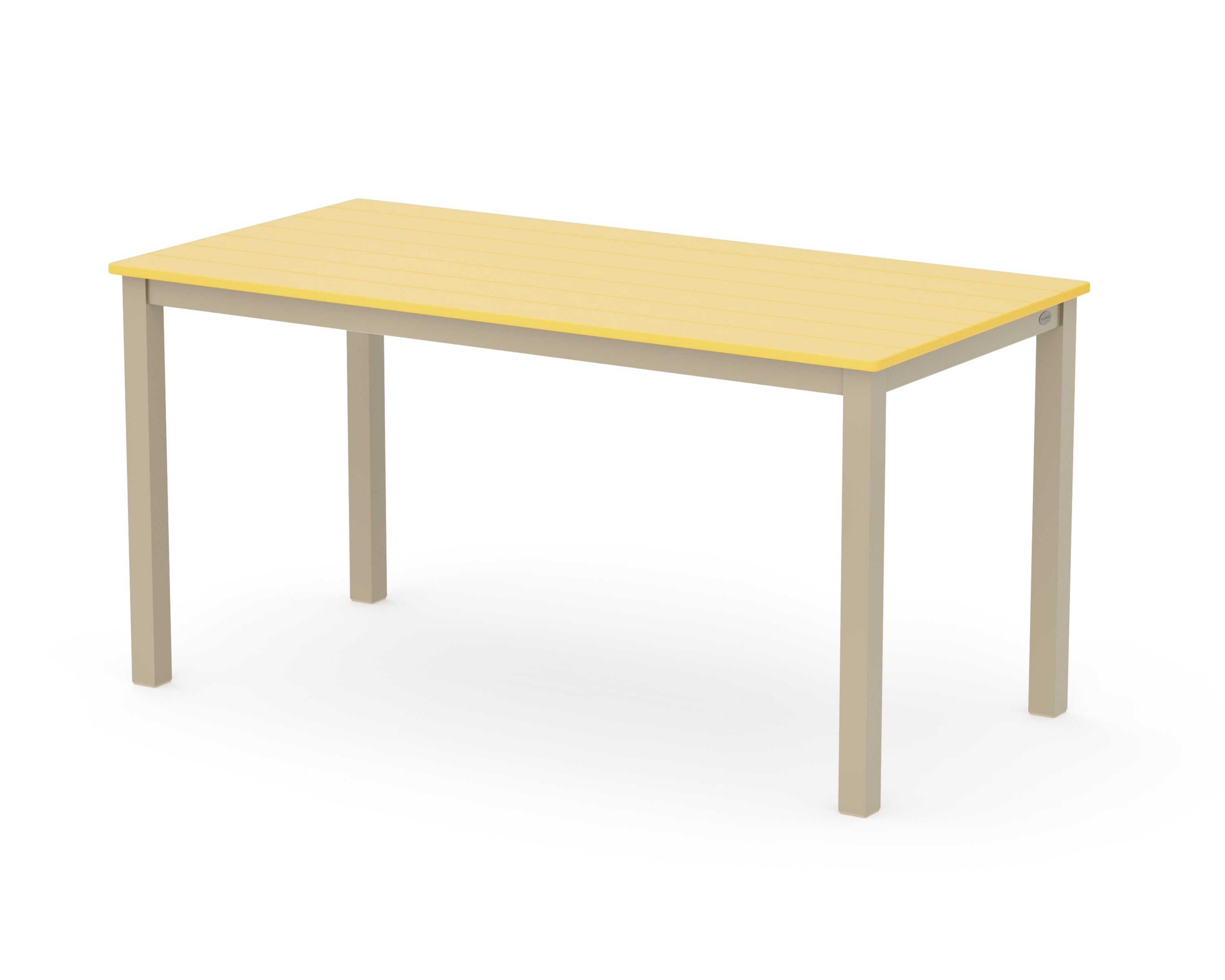 Main Street 30 x 60 Dining Table in Sand / Lemon