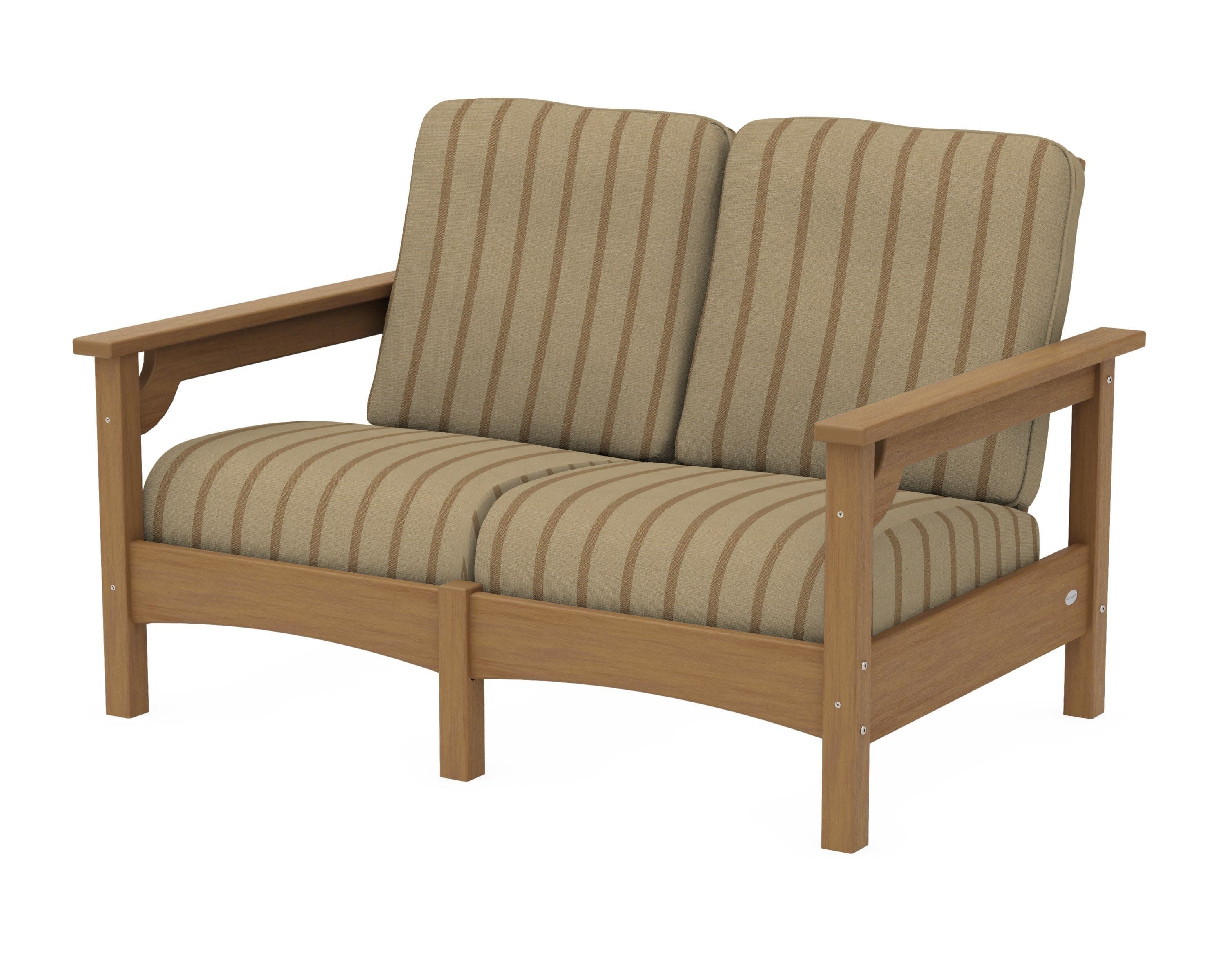 Club Loveseat in Natural / Unwind Driftwood