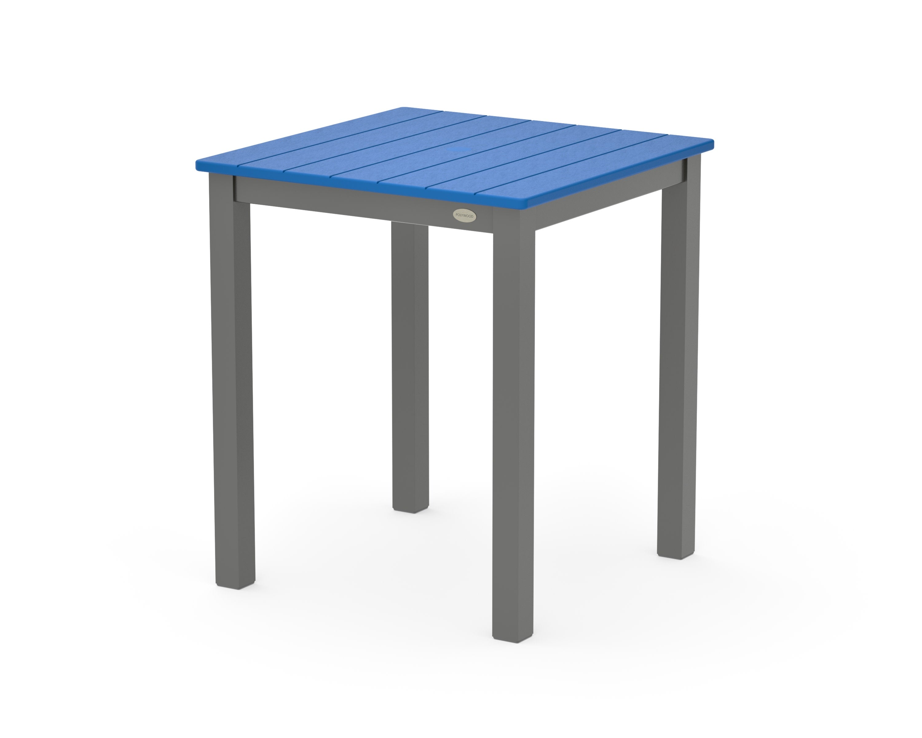 Main Street 26 x 26 Dining Table in Charcoal / Pacific Blue