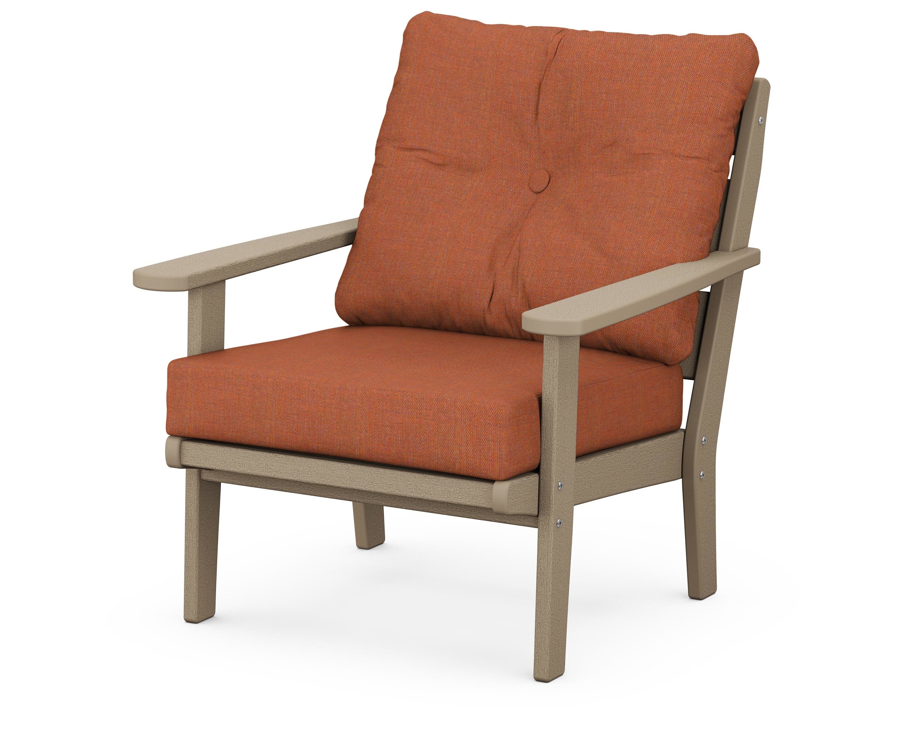 Lakeside Deep Seating Chair in Vintage Sahara / Play Adobe