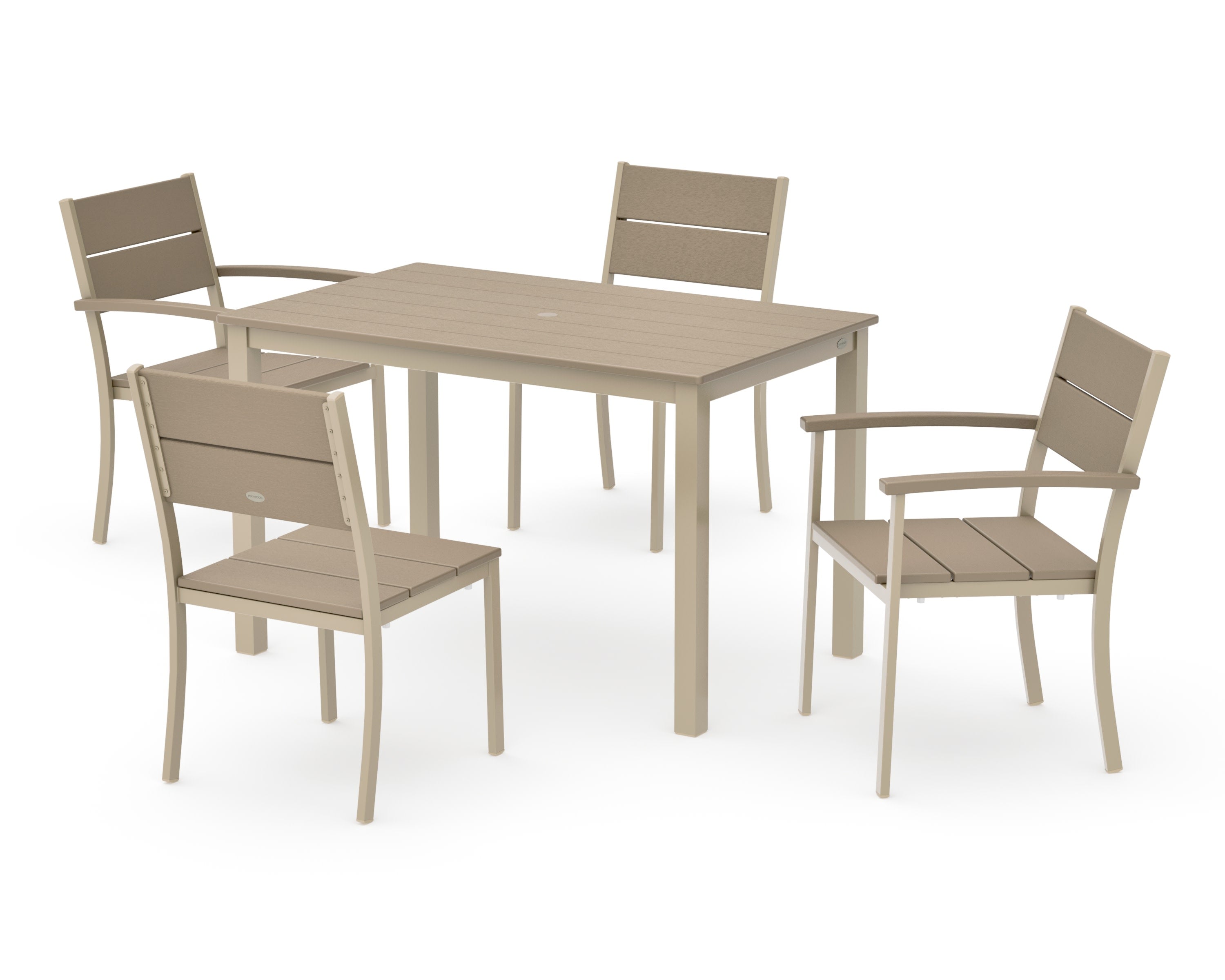 Main Street 5-Piece Dining Set in Sand / Vintage Sahara