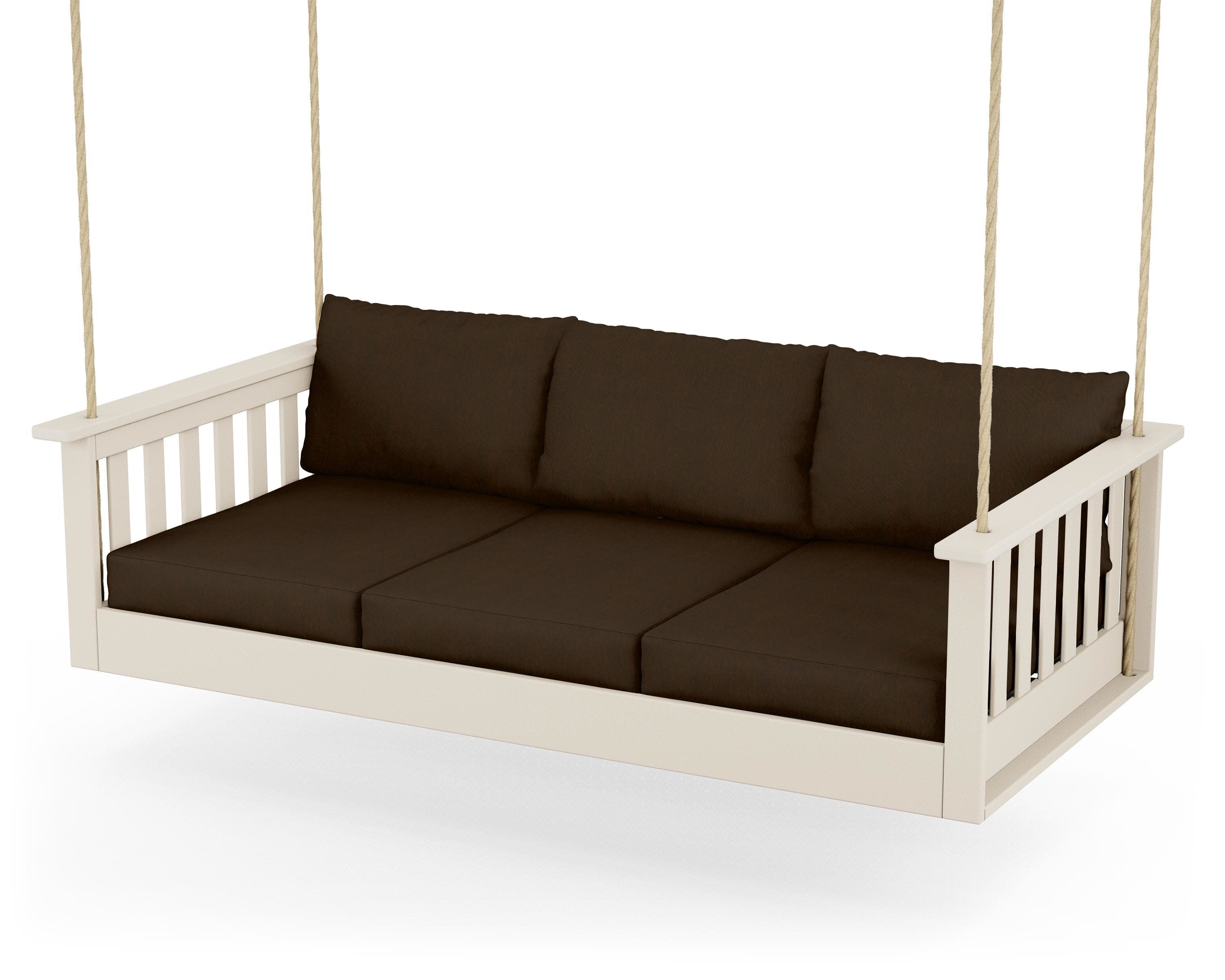 Vineyard Daybed Swing in Sand / Canvas Java