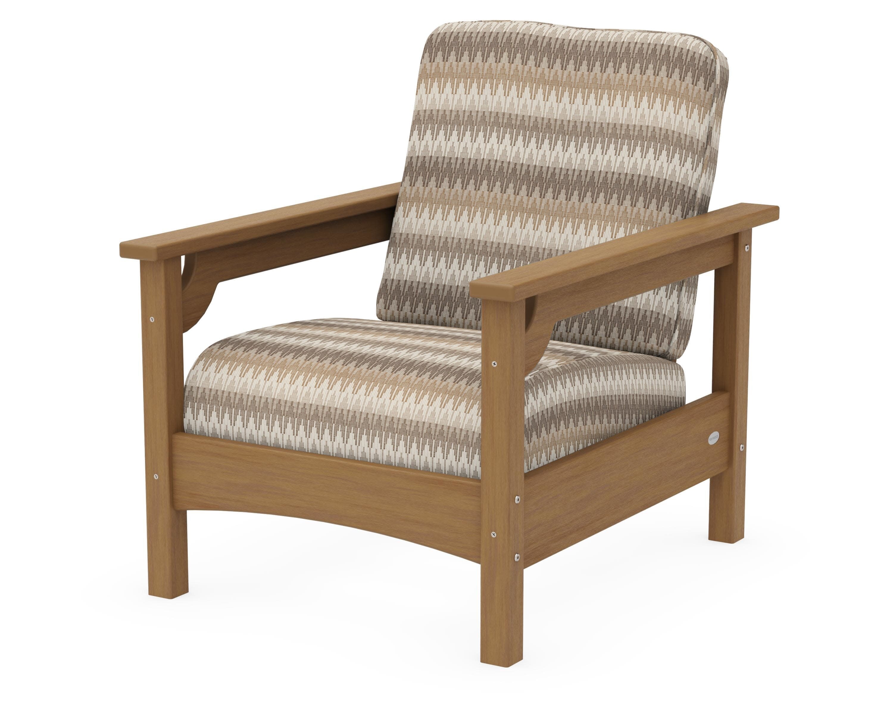 Club Chair in Natural / Valley Dune