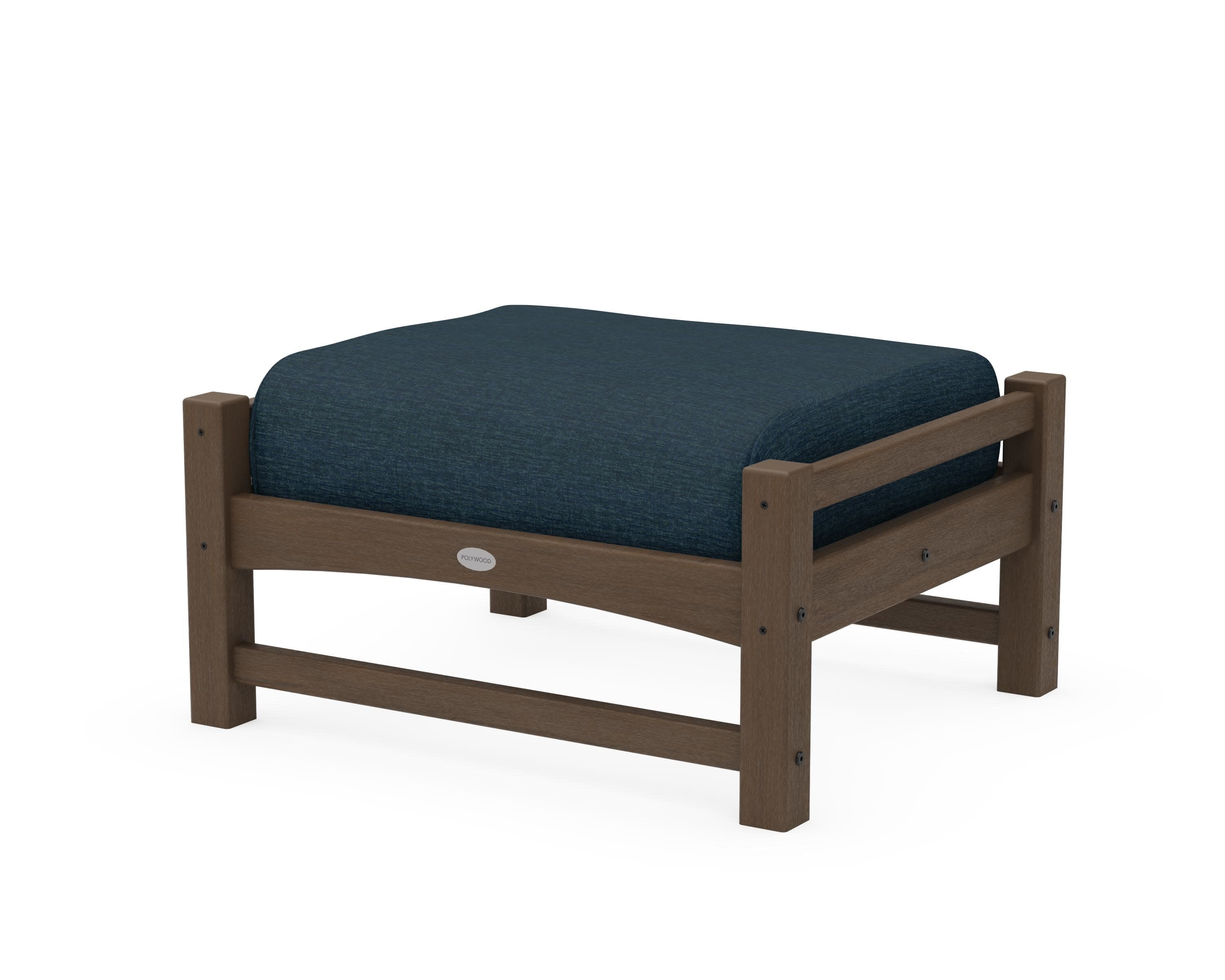 Club Ottoman in Kona / Platform Indigo