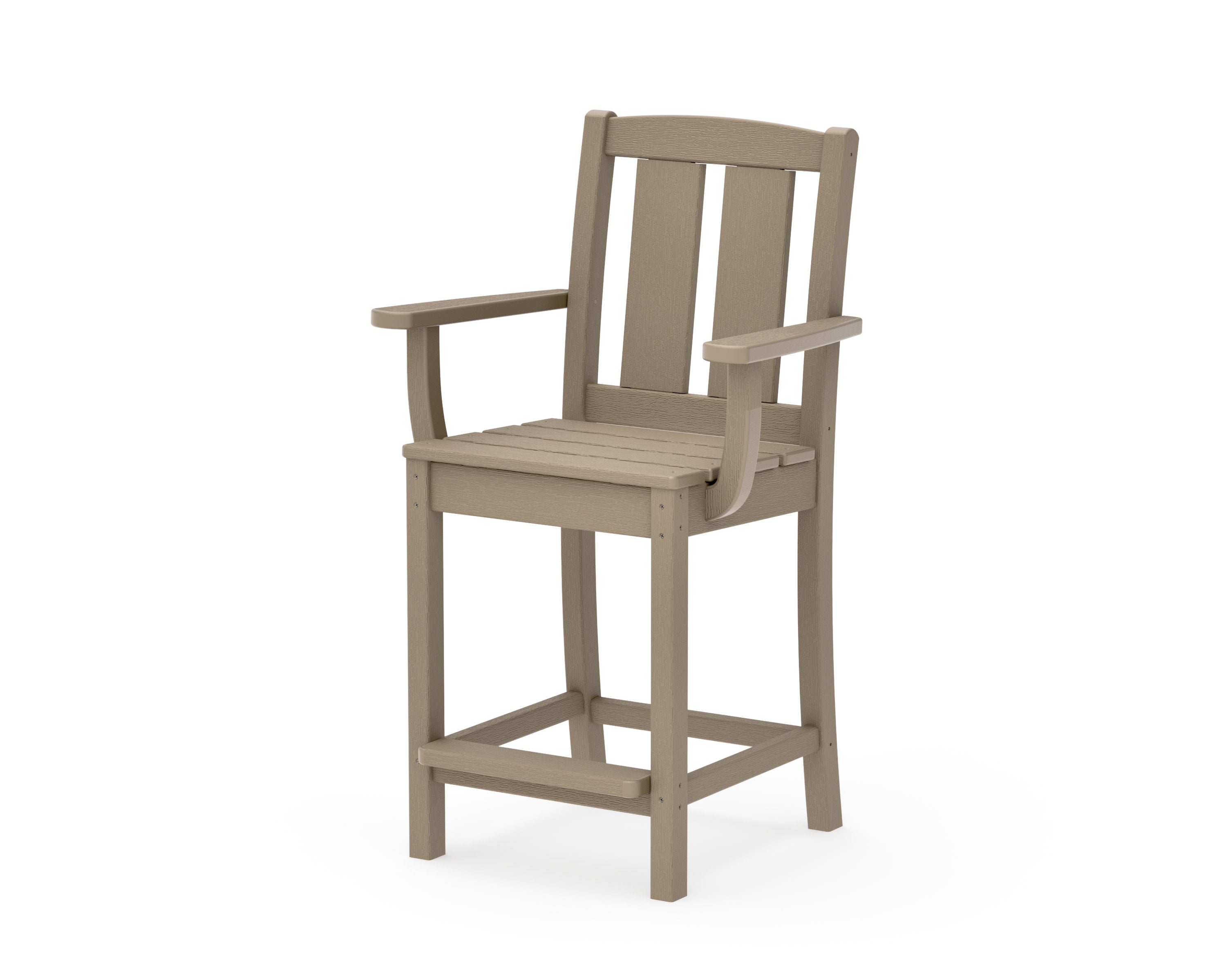 Mission Counter Arm Chair in Vintage Sahara