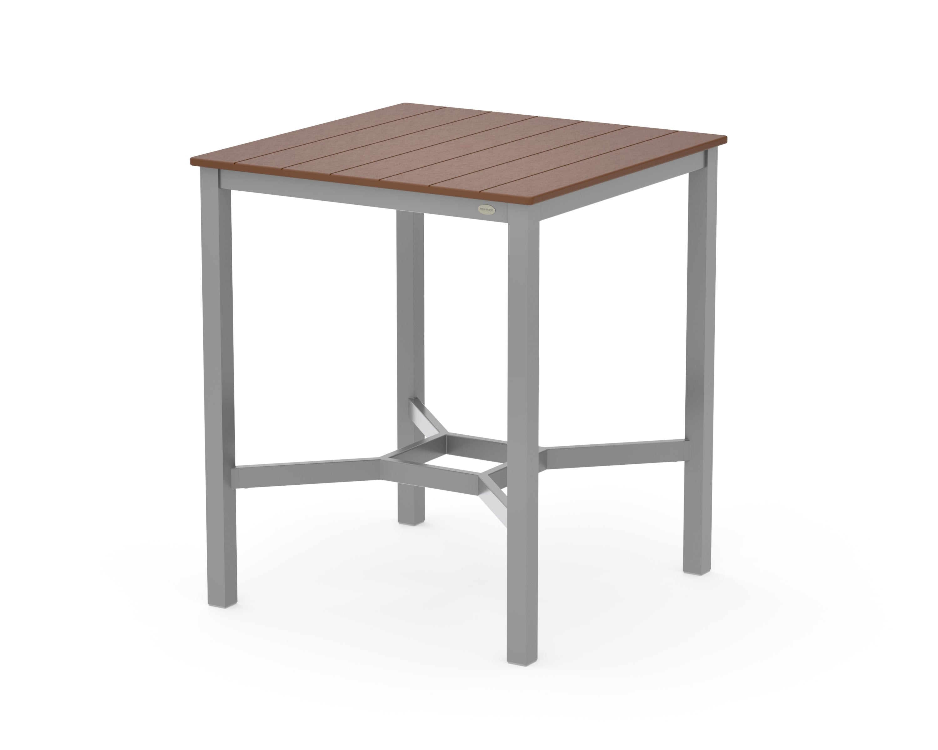 Main Street 36 x 36 Bar Table in Sand / Teak