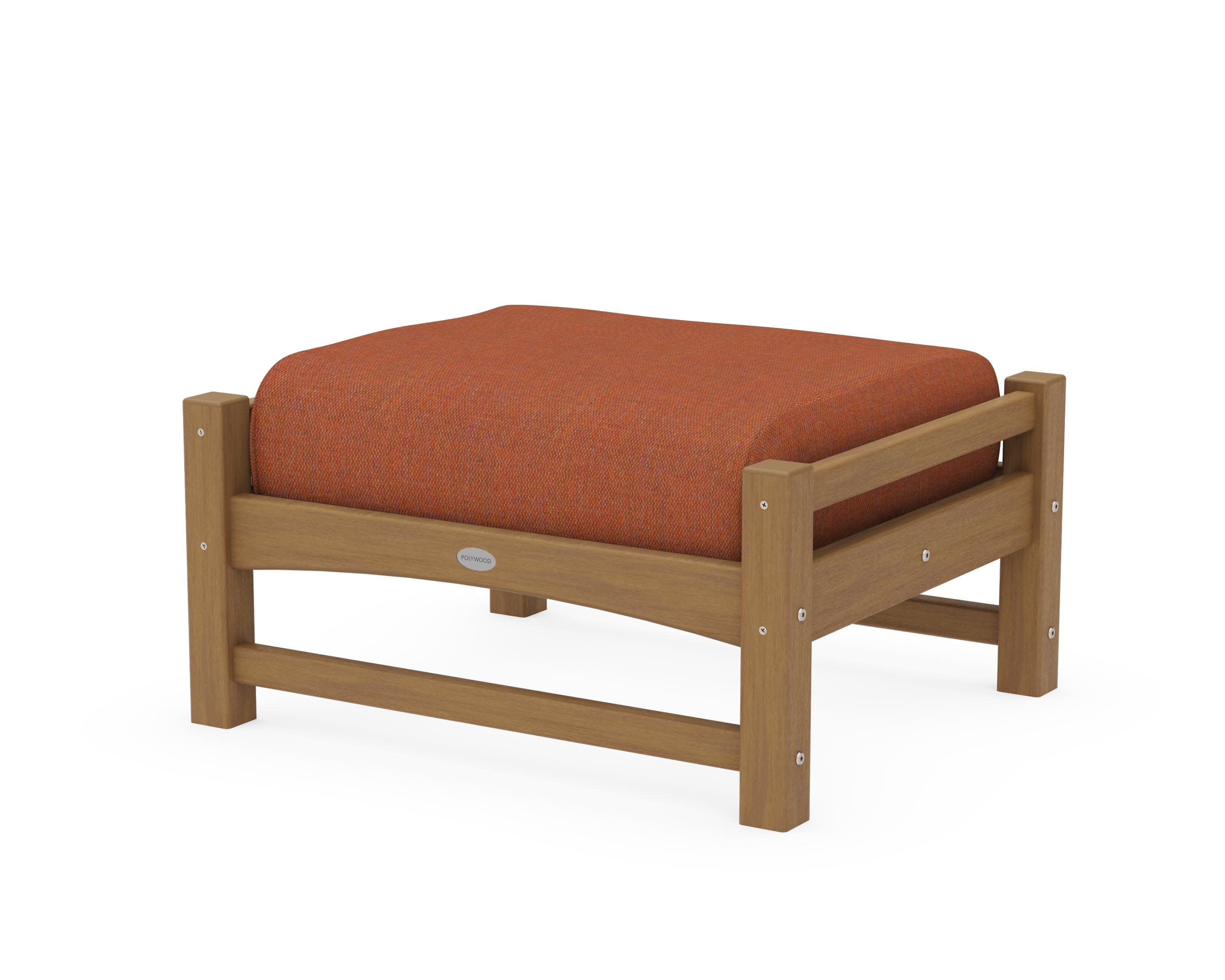 Club Ottoman in Natural / Play Adobe