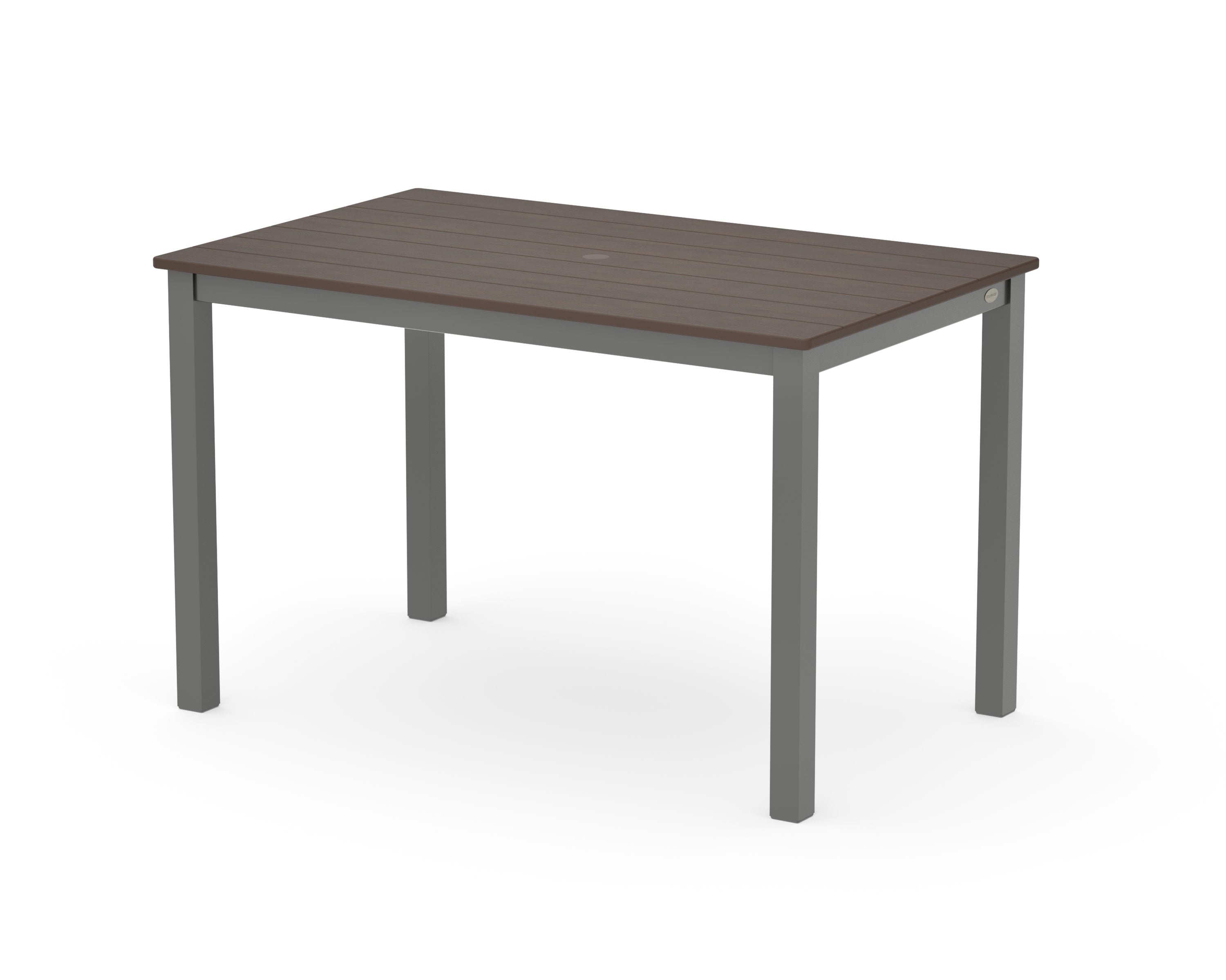 Main Street 30 x 48 Dining Table in Charcoal / Kona
