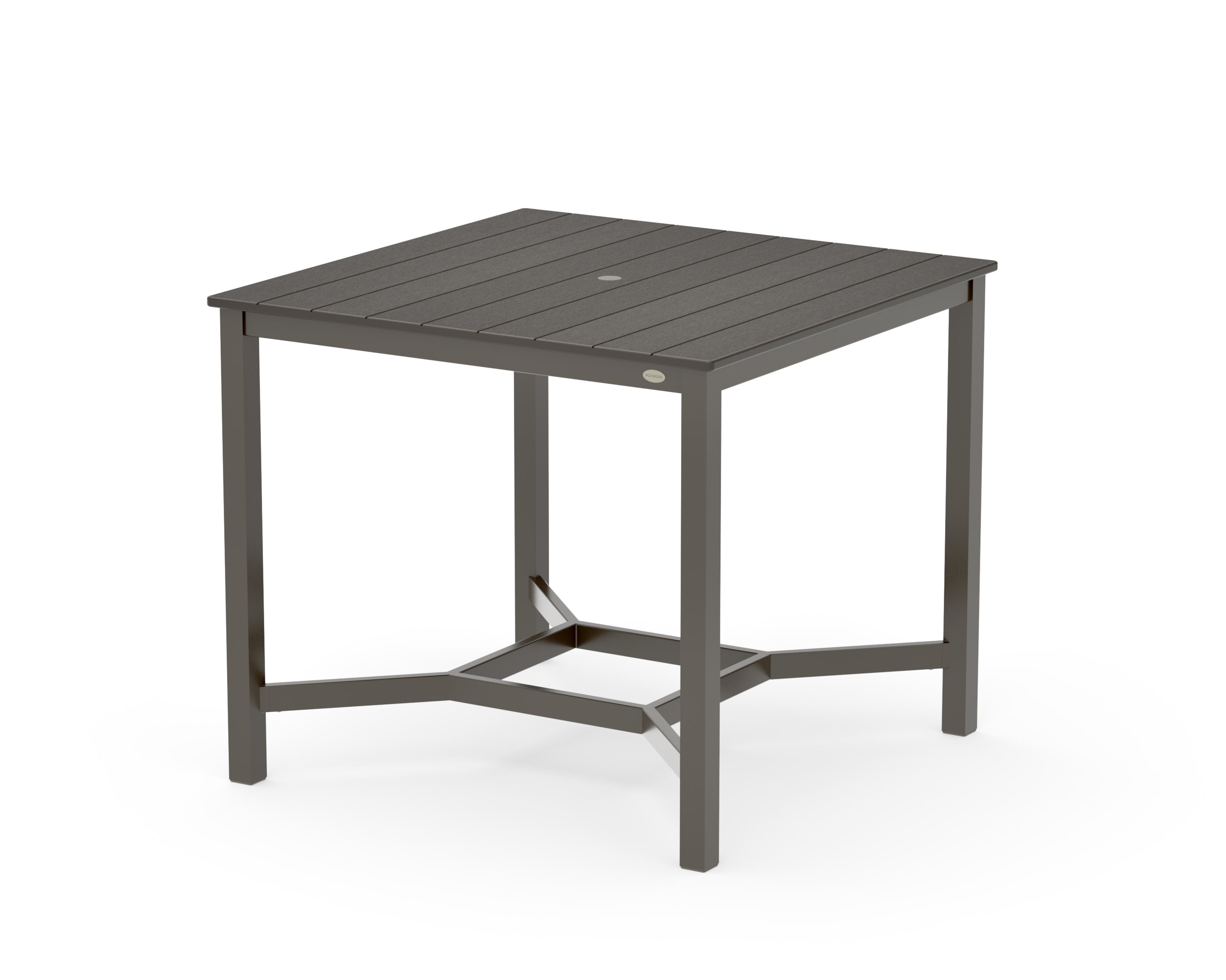 Main Street 42 x 42 Counter Table in Bronze / Vintage Coffee