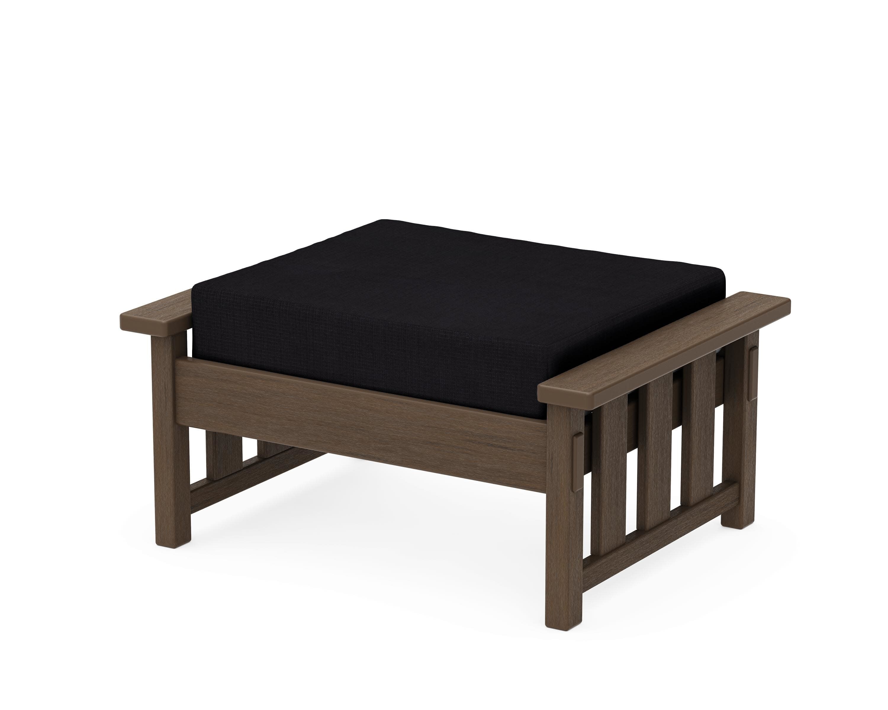 Acadia Deep Seating Ottoman in Kona / Midnight Linen