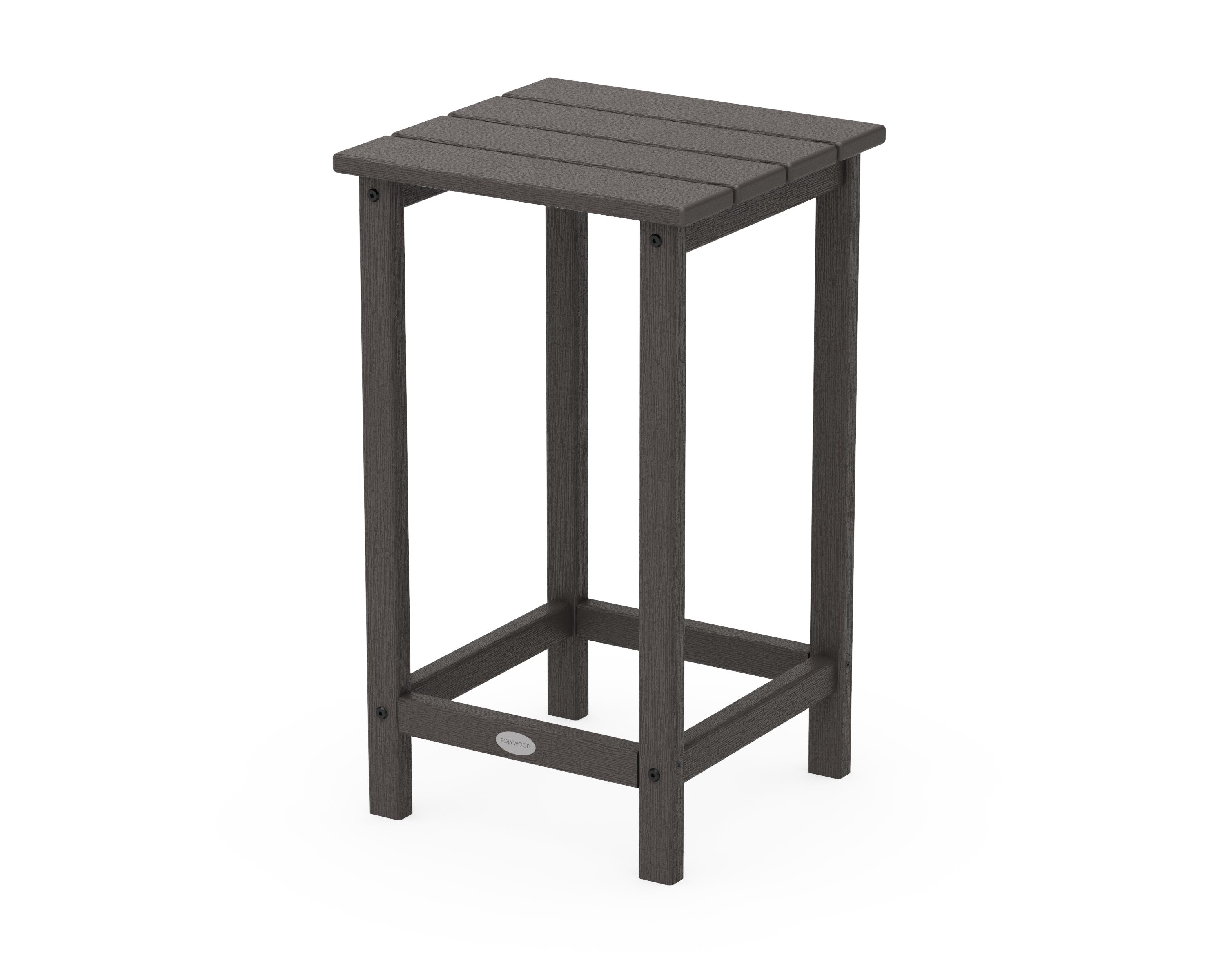 Long Island 26" Counter Side Table in Vintage Coffee