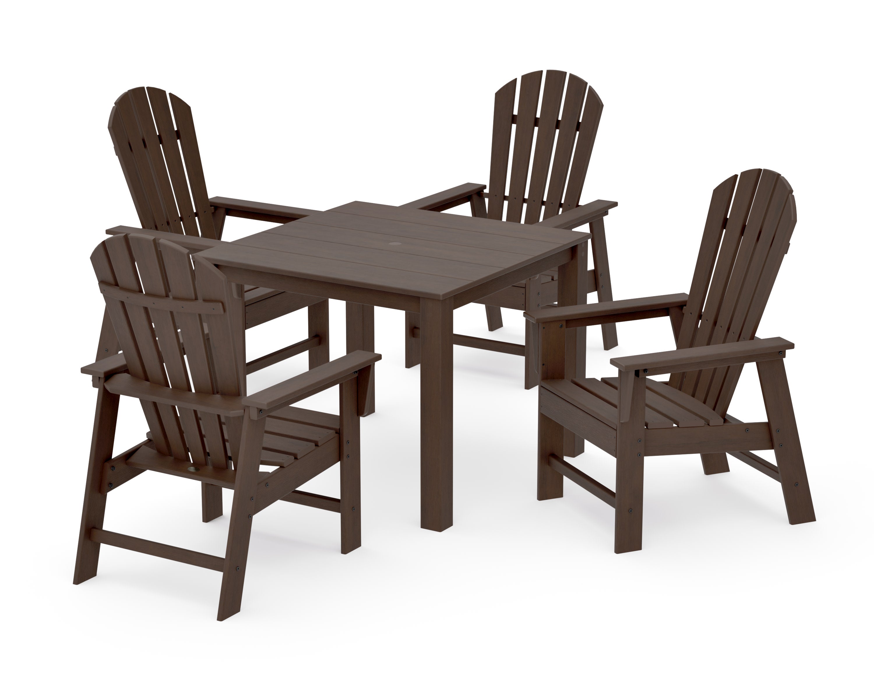 South Beach Coast 5-Piece Parsons Dining Set in Kona