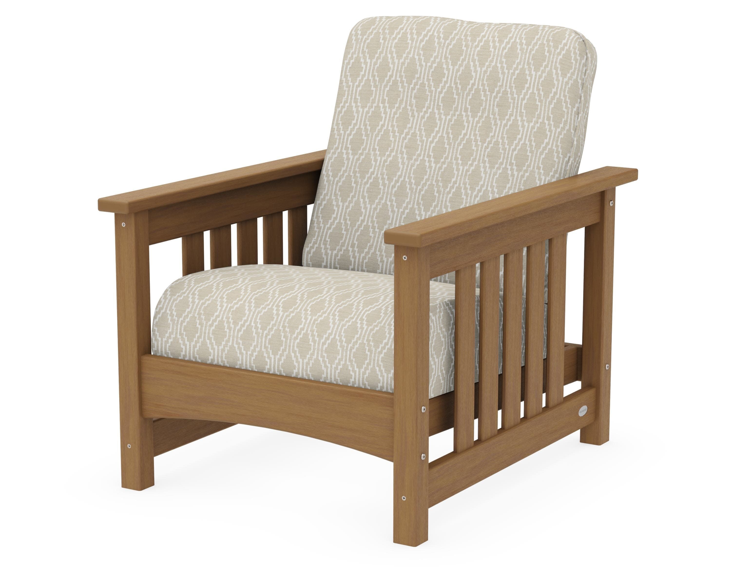 Club Mission Chair in Natural / Solve Linen