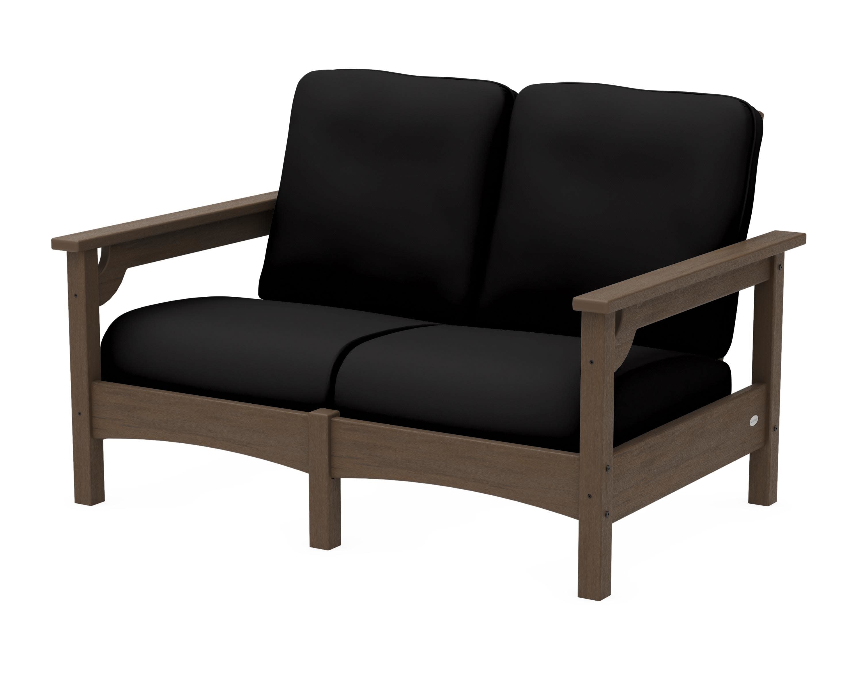 Club Loveseat in Kona / Canvas Black