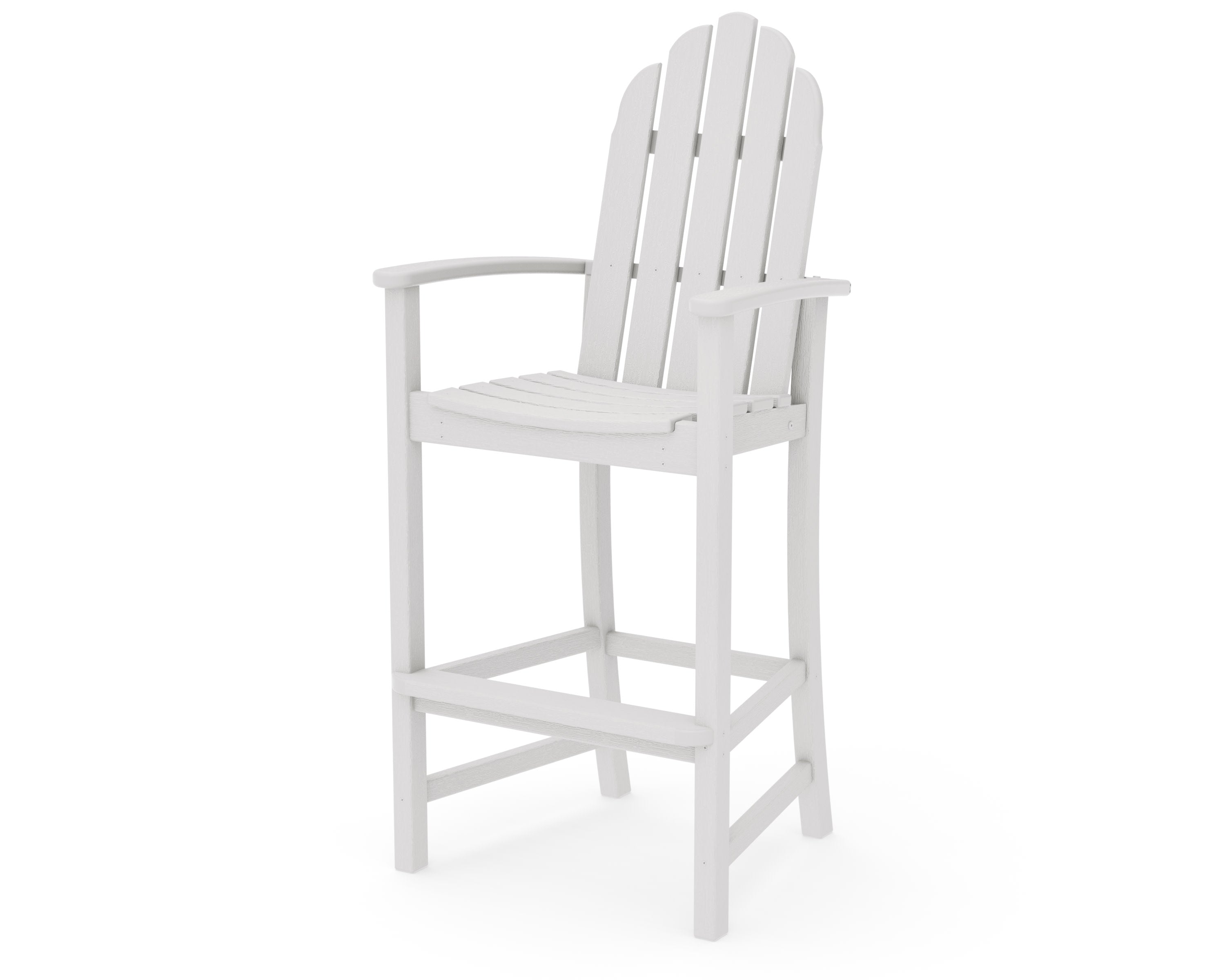 Classic Adirondack Bar Chair in Vintage White