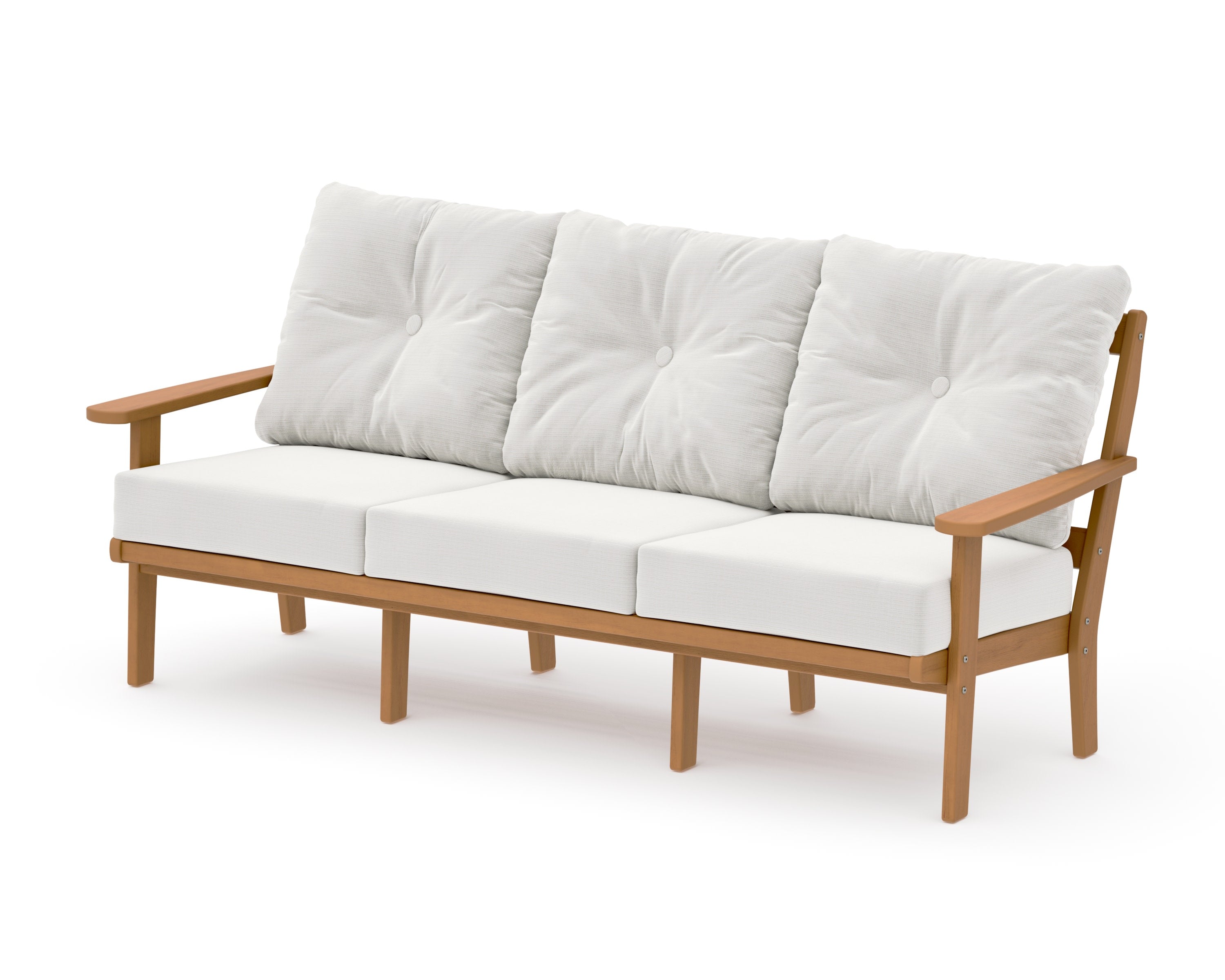 Mission Deep Seating Sofa in Natural / Natural Linen