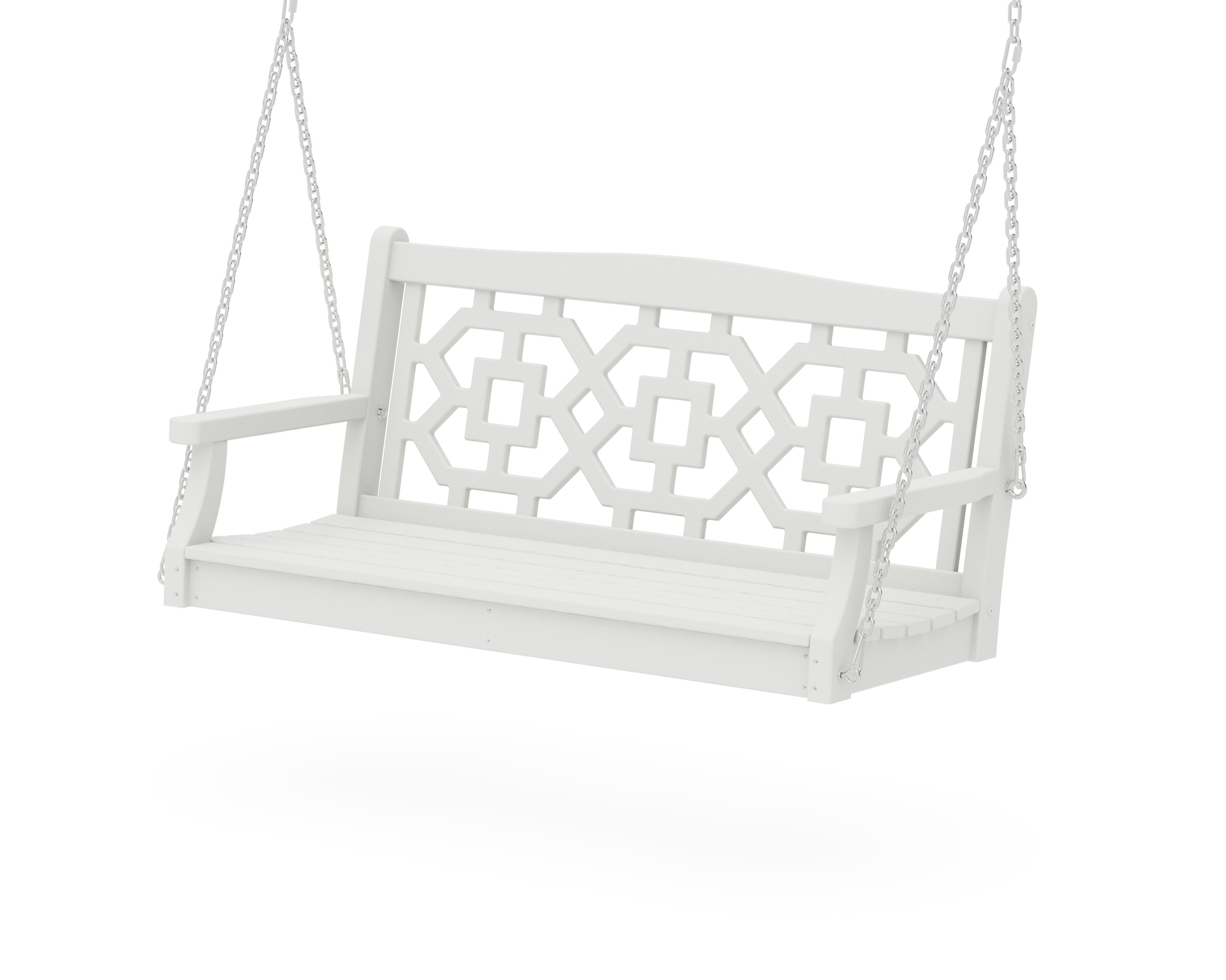 Chinoiserie 48" Swing in Vintage White
