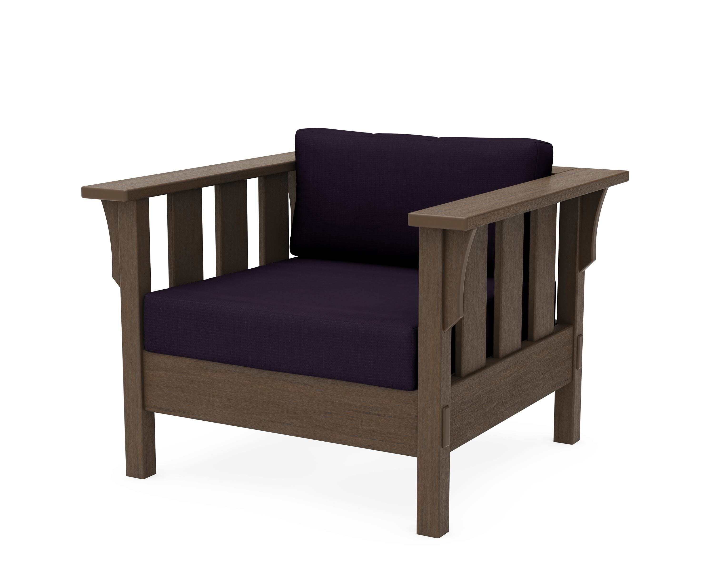 Acadia Deep Seating Chair in Kona / Navy Linen