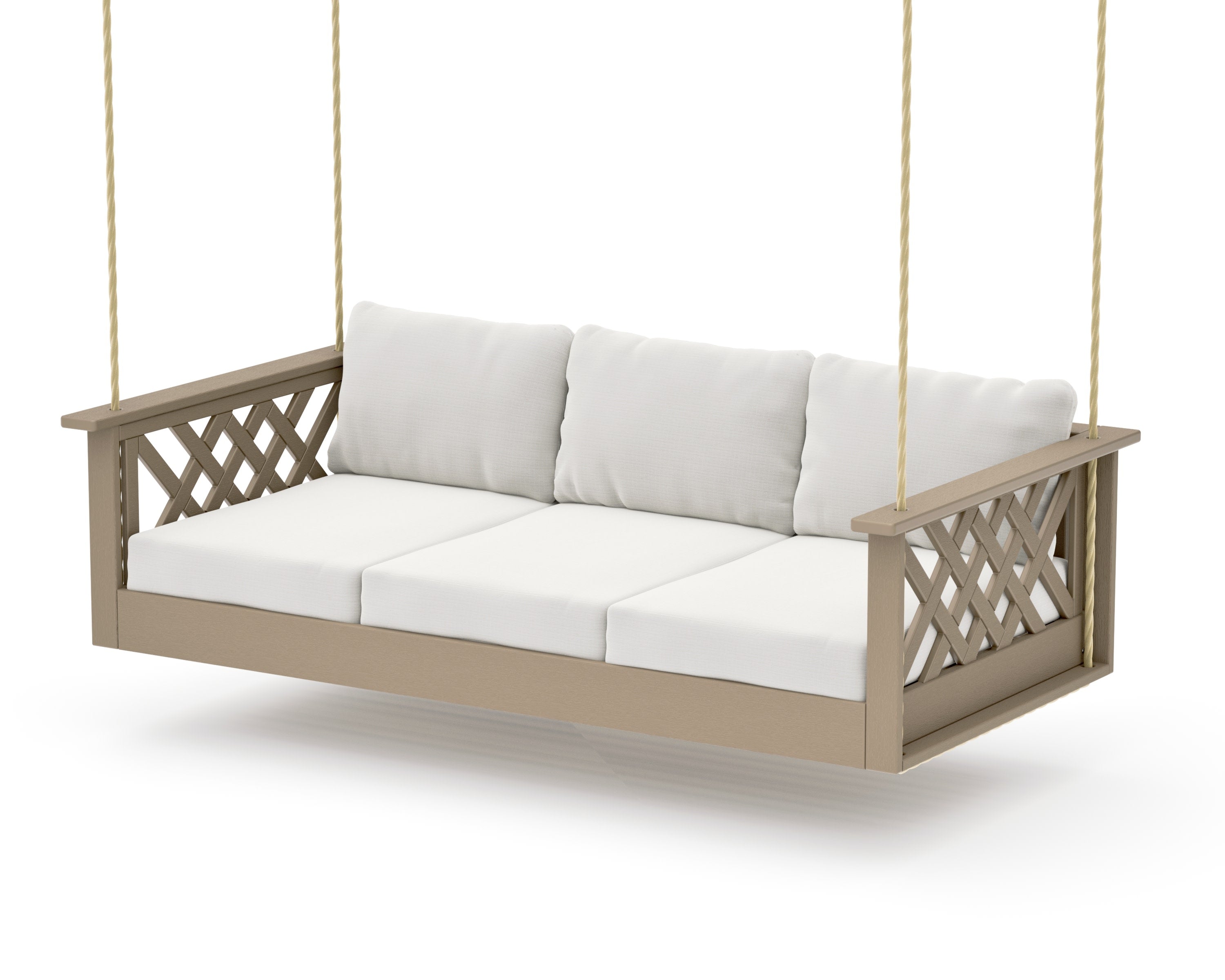Wovendale Daybed Swing in Vintage Sahara / Natural Linen